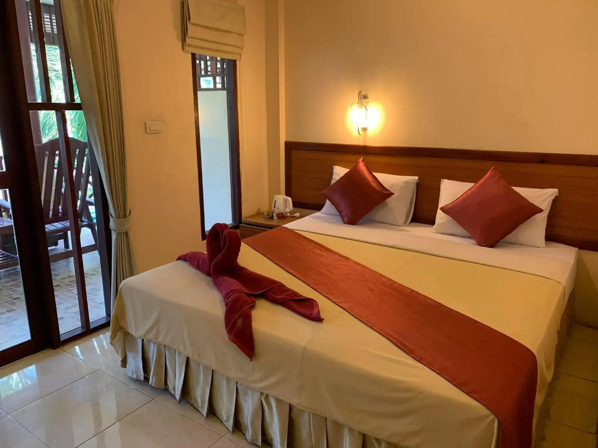 Bedroom, Bed in Rattana Guesthouse & Bungalow Bedroom, Bed in Rattana Guesthouse & Bungalow