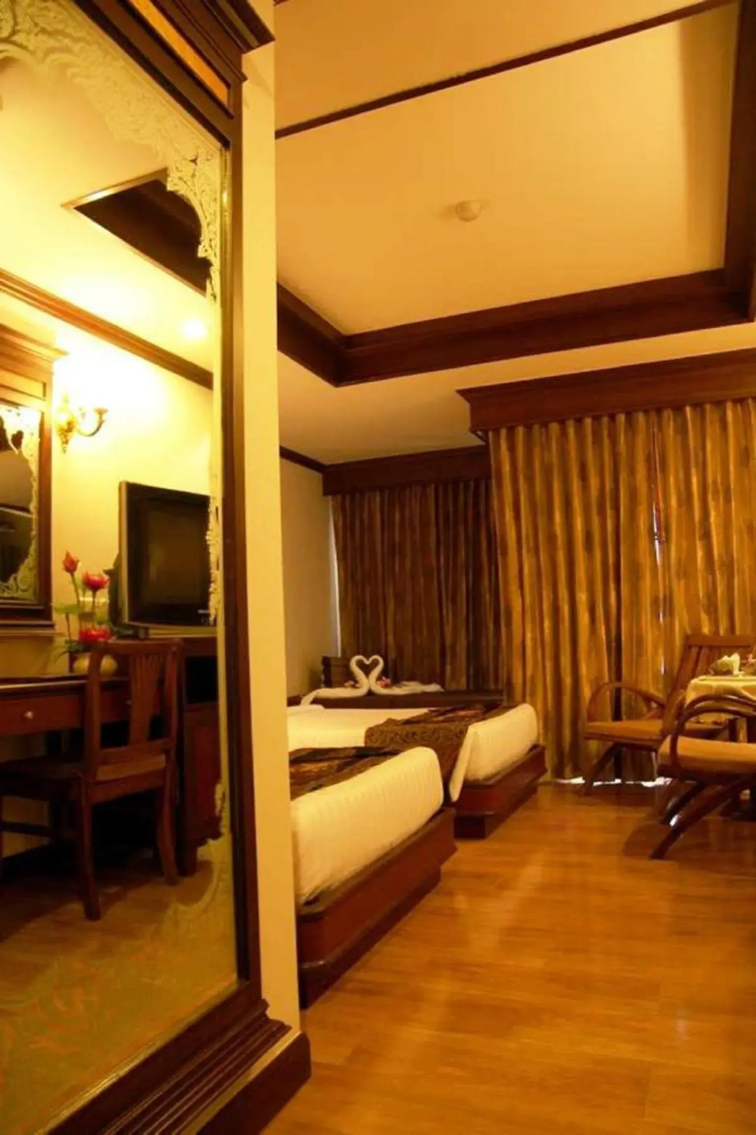 Bed in P.P. Palmtree Resort Bed in P.P. Palmtree Resort