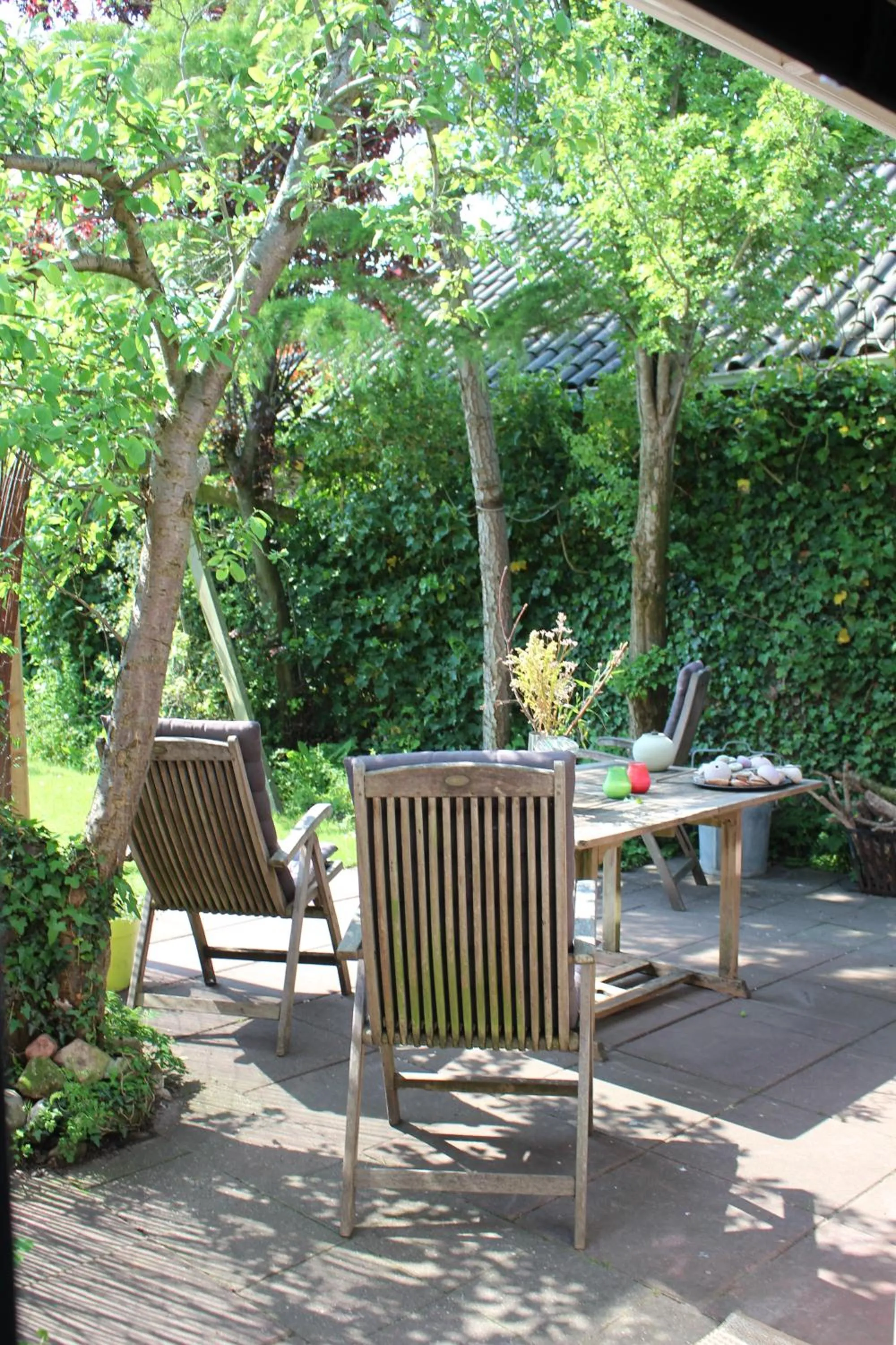 Garden in B&B de Garaazje