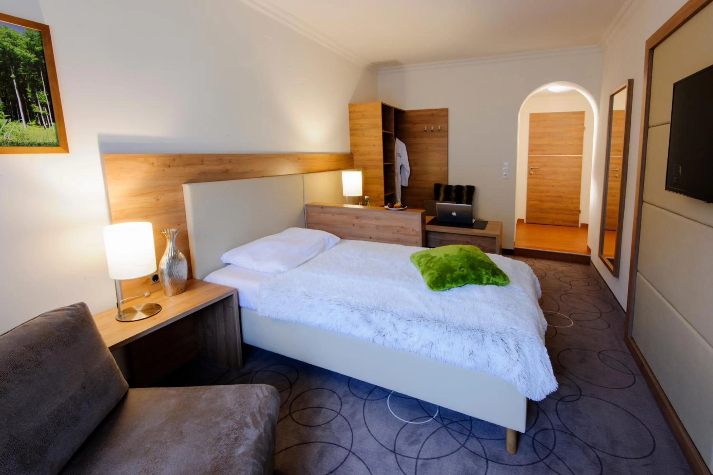 Photo of the whole room, Bed in Seminarhotel Lengbachhof GmbH