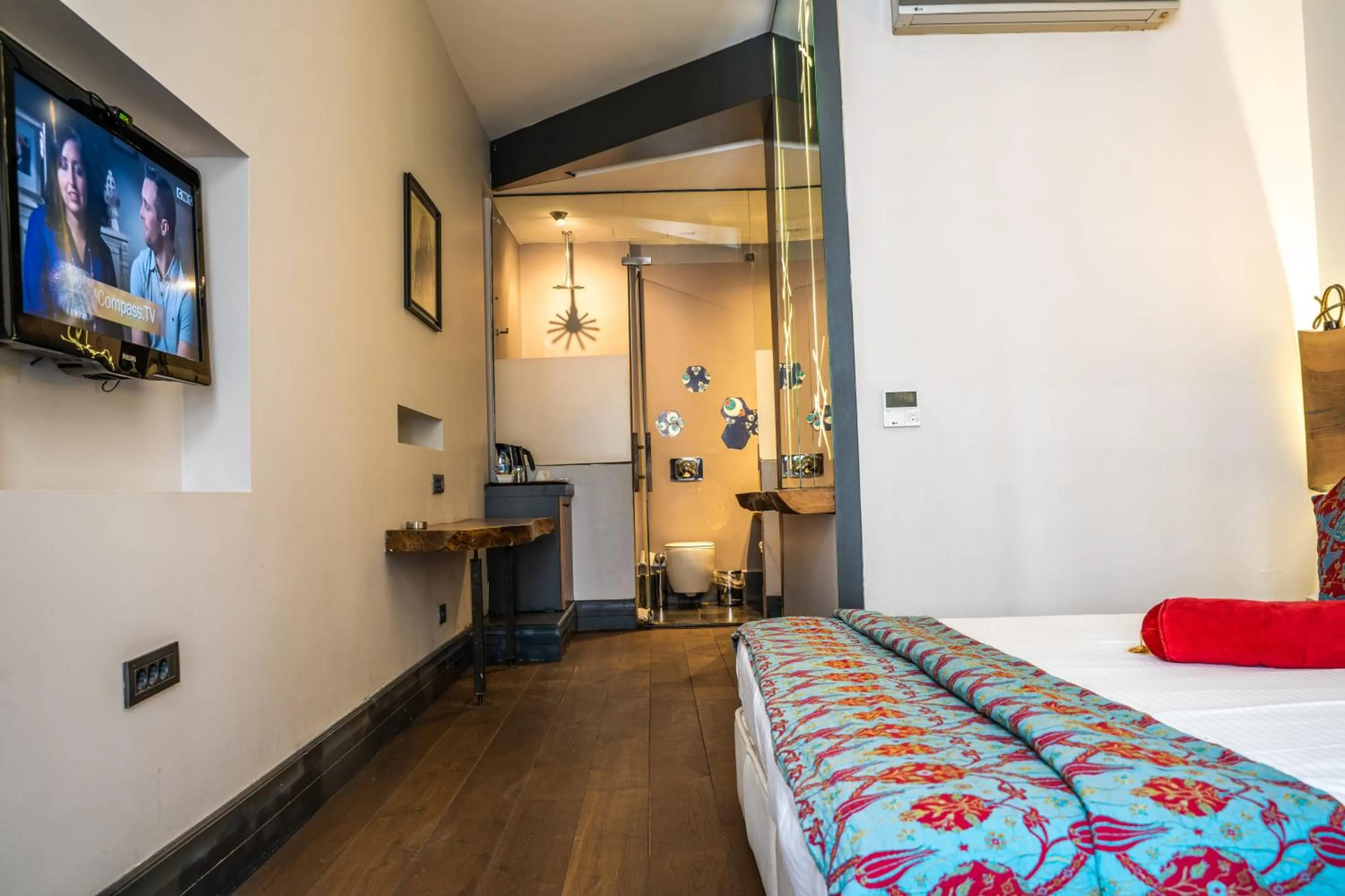 Bed in West Pera Hotel