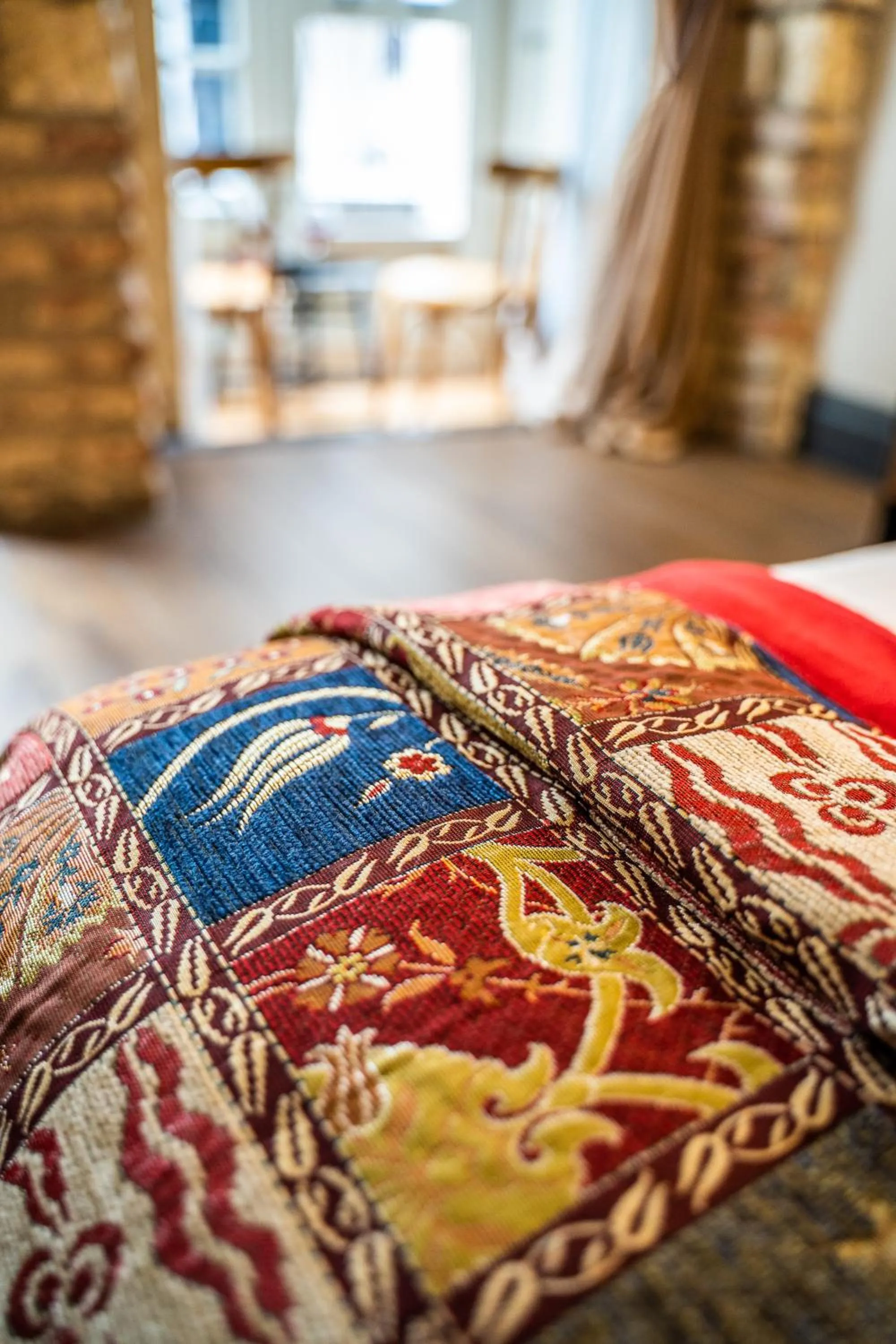 Bed in West Pera Hotel