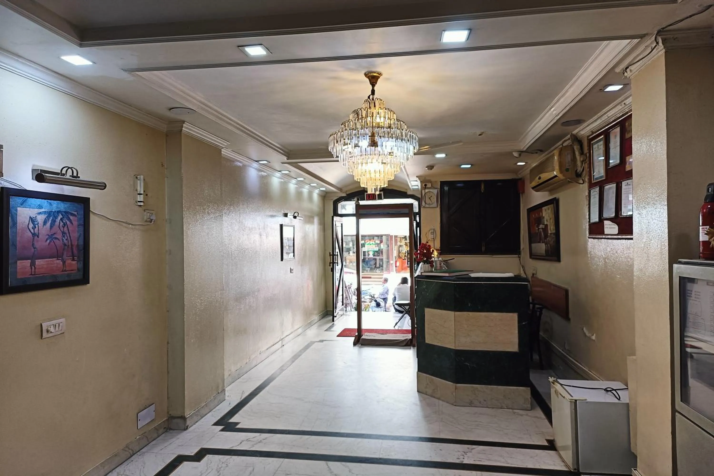 Facade/entrance in Hotel Indraprastha