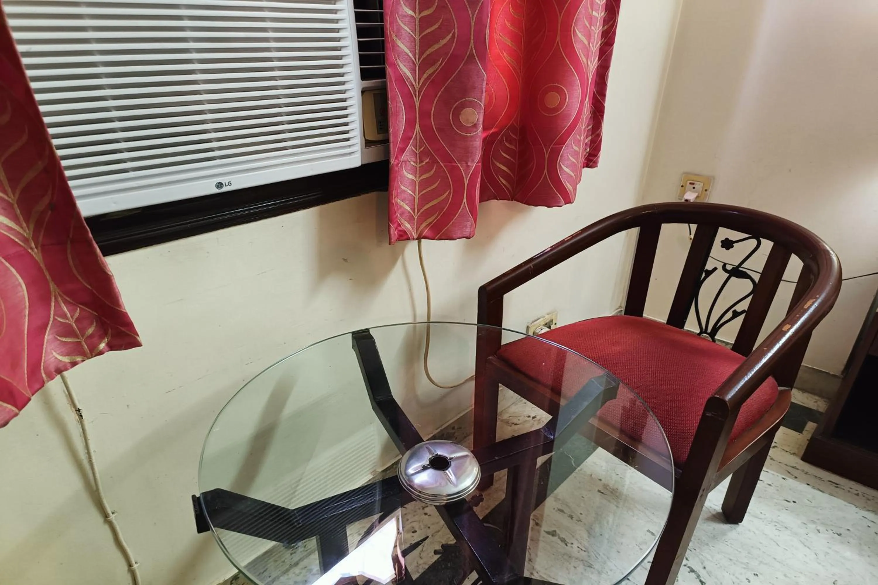 Seating area in Hotel Indraprastha