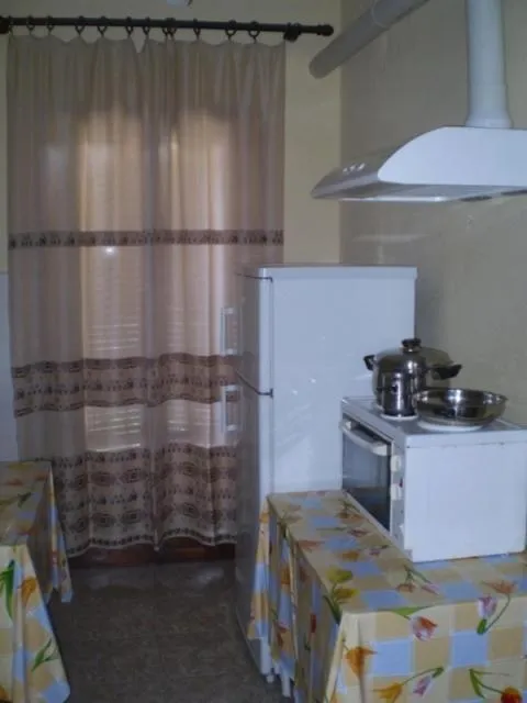 Kitchen or kitchenette in Hotel Apolafsi