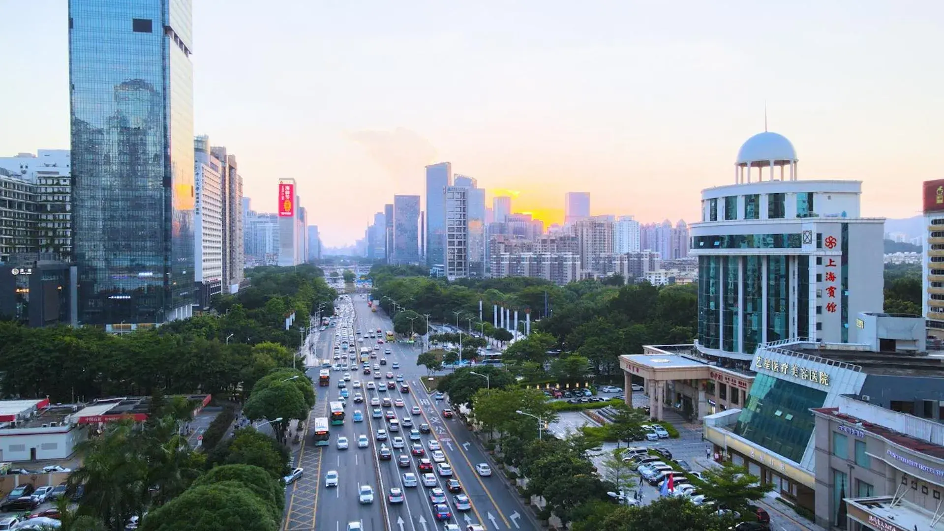 Property building in Shenzhen Shanghai Hotel Property building in Shenzhen Shanghai Hotel