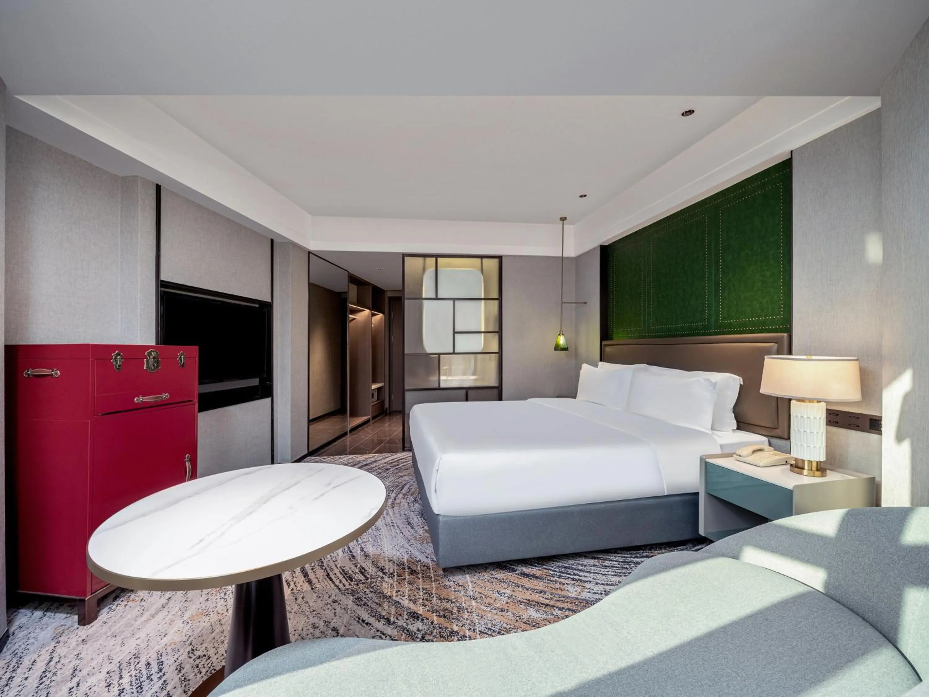 Bedroom, Bed in Shenzhen Shanghai Hotel