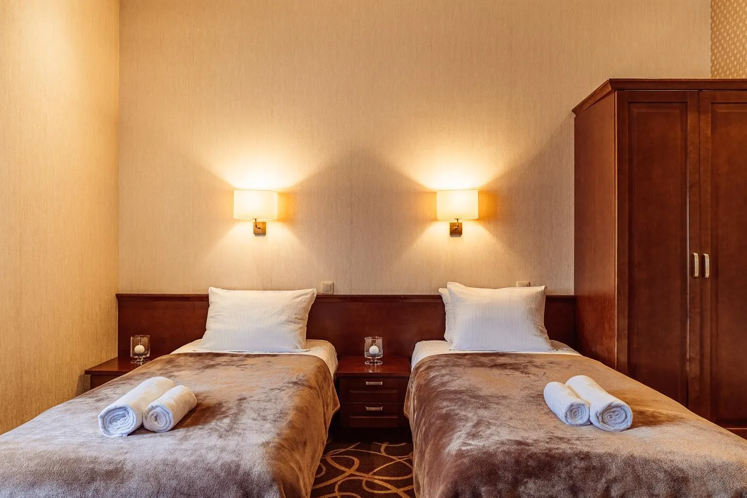 Bed in Hotel Dwór Choiny