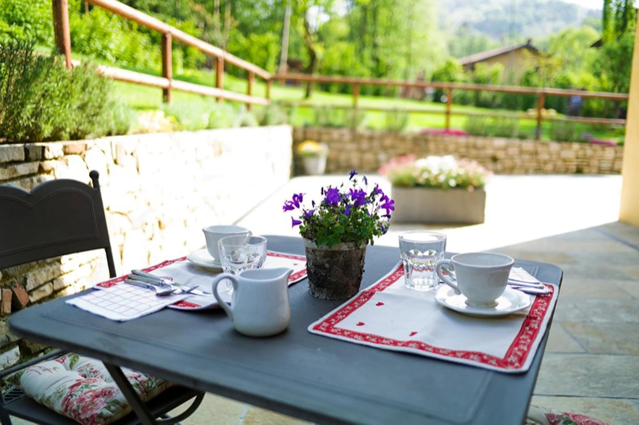 Seating area in B&B La Casa Di Campagna