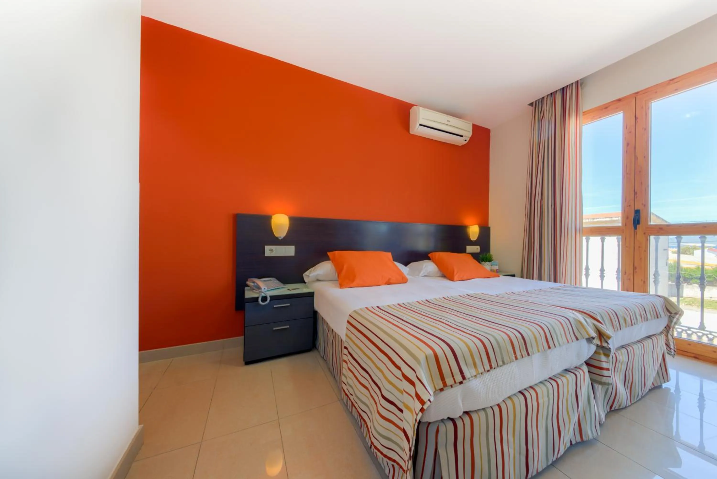 Bed in Hotel La Mirada