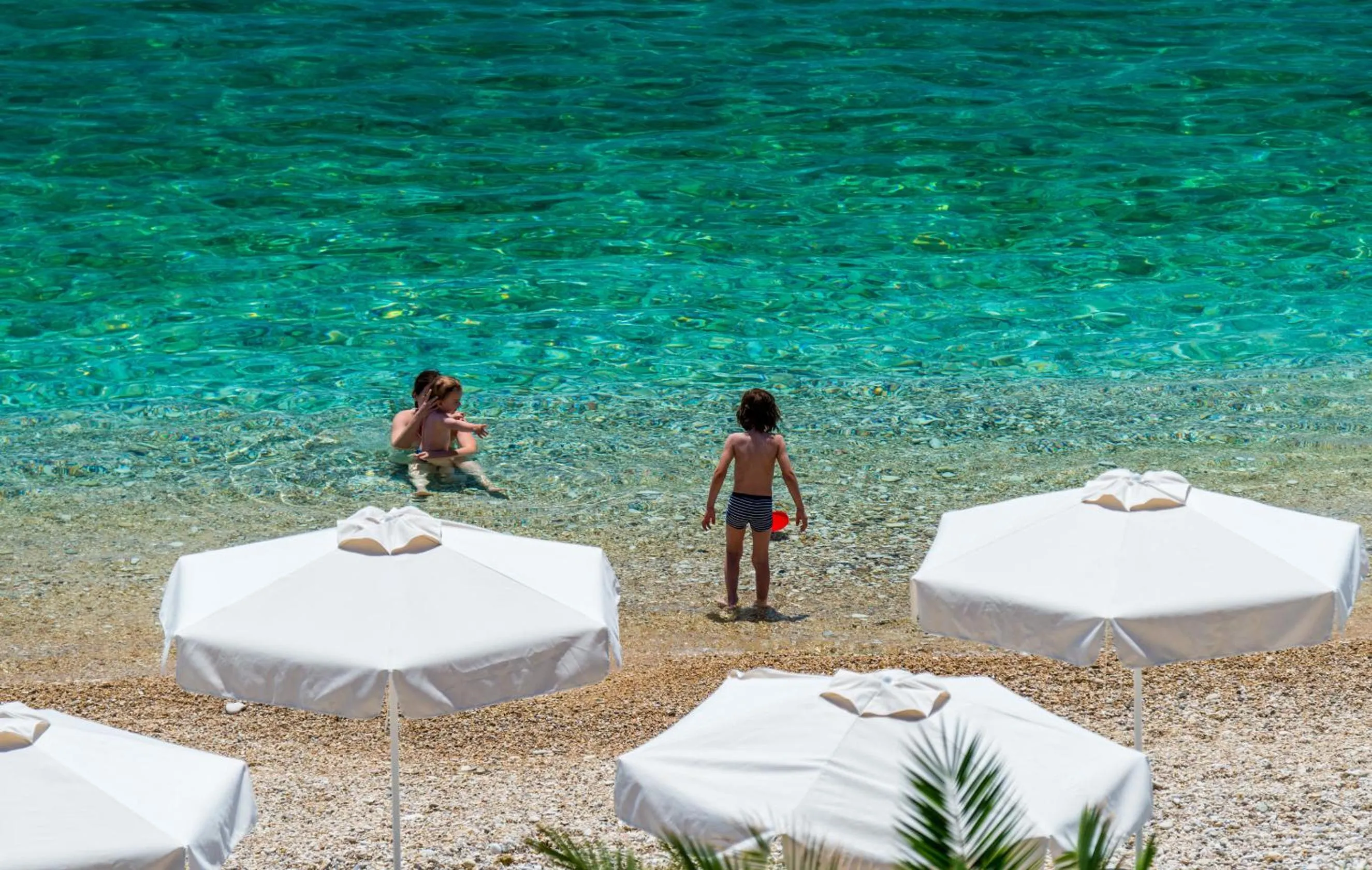 Beach in Krouzeri Beach Apartments