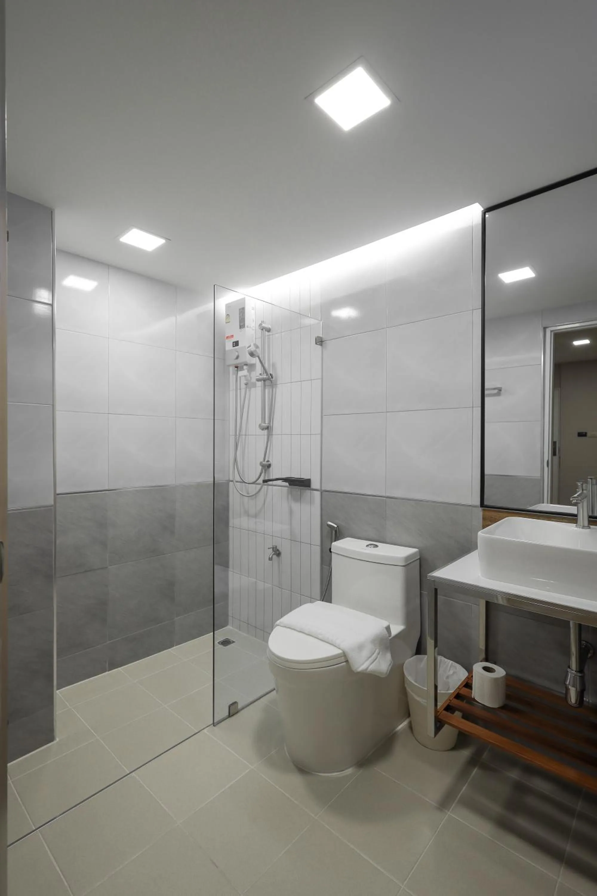 Shower in Common Living