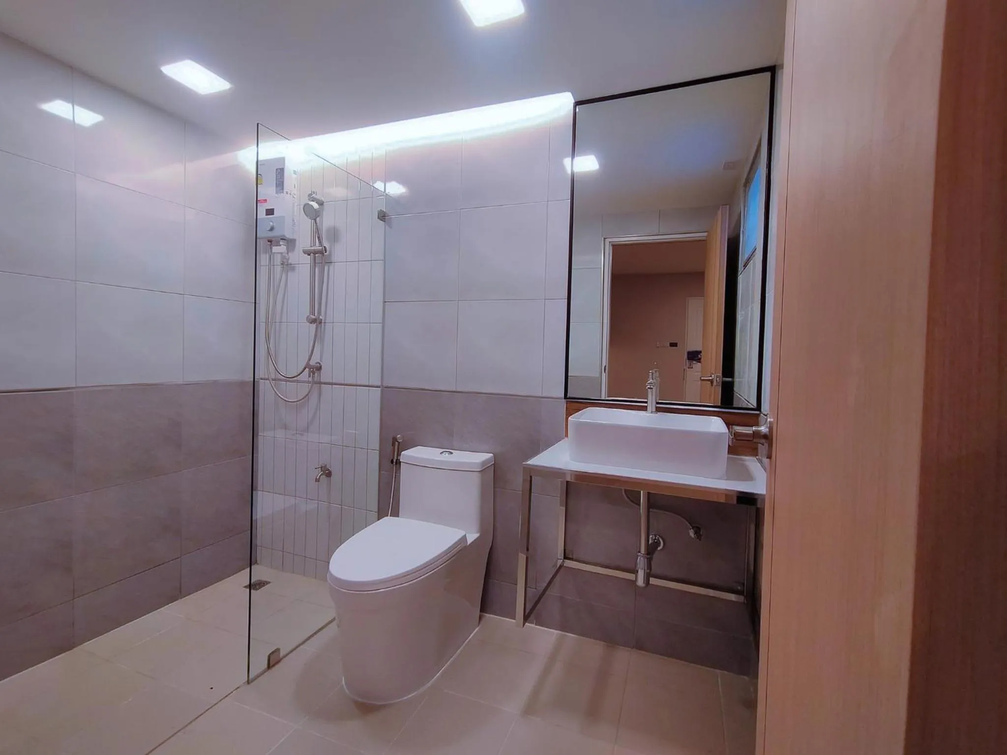 Shower in Common Living