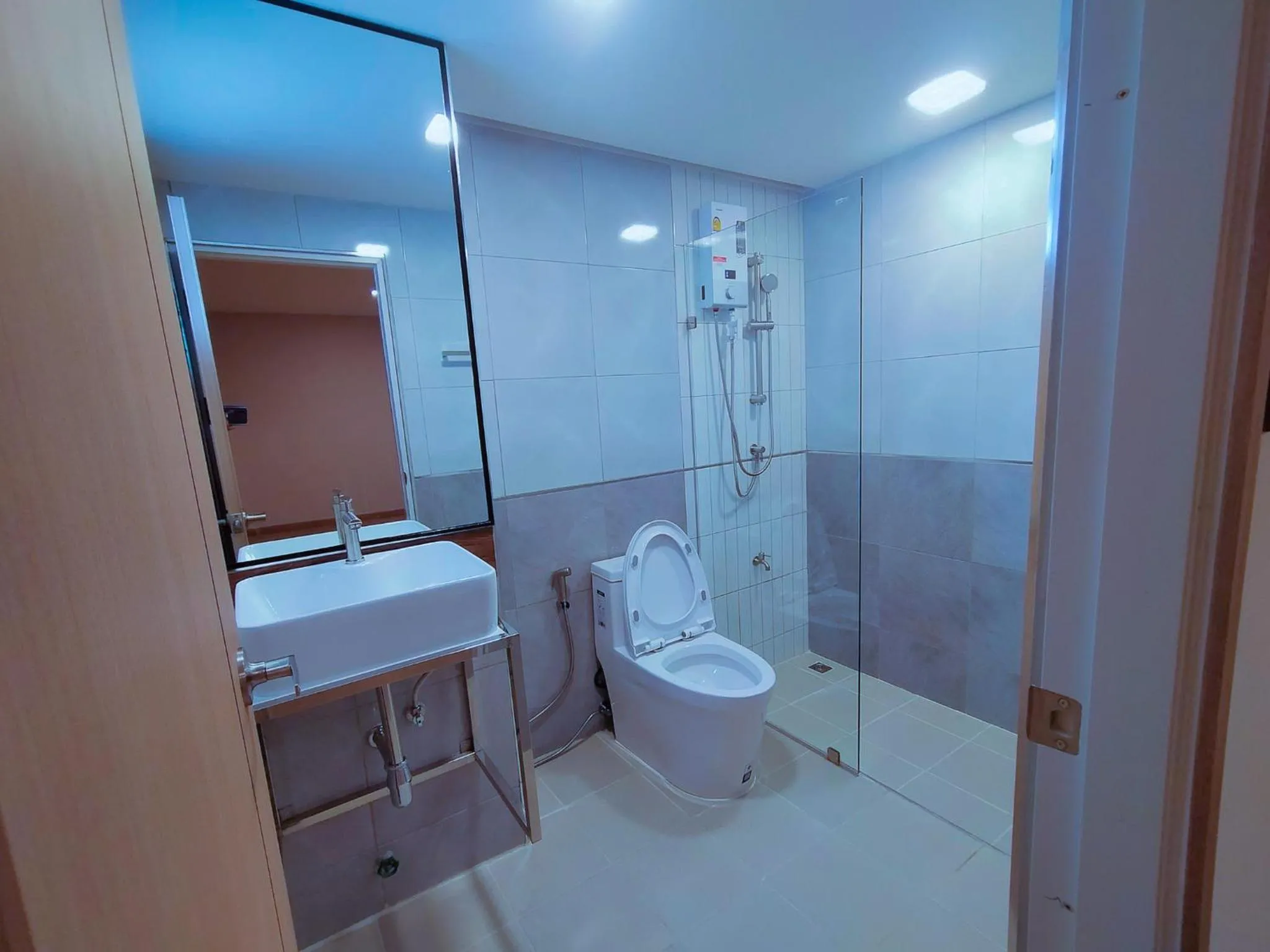 Shower in Common Living