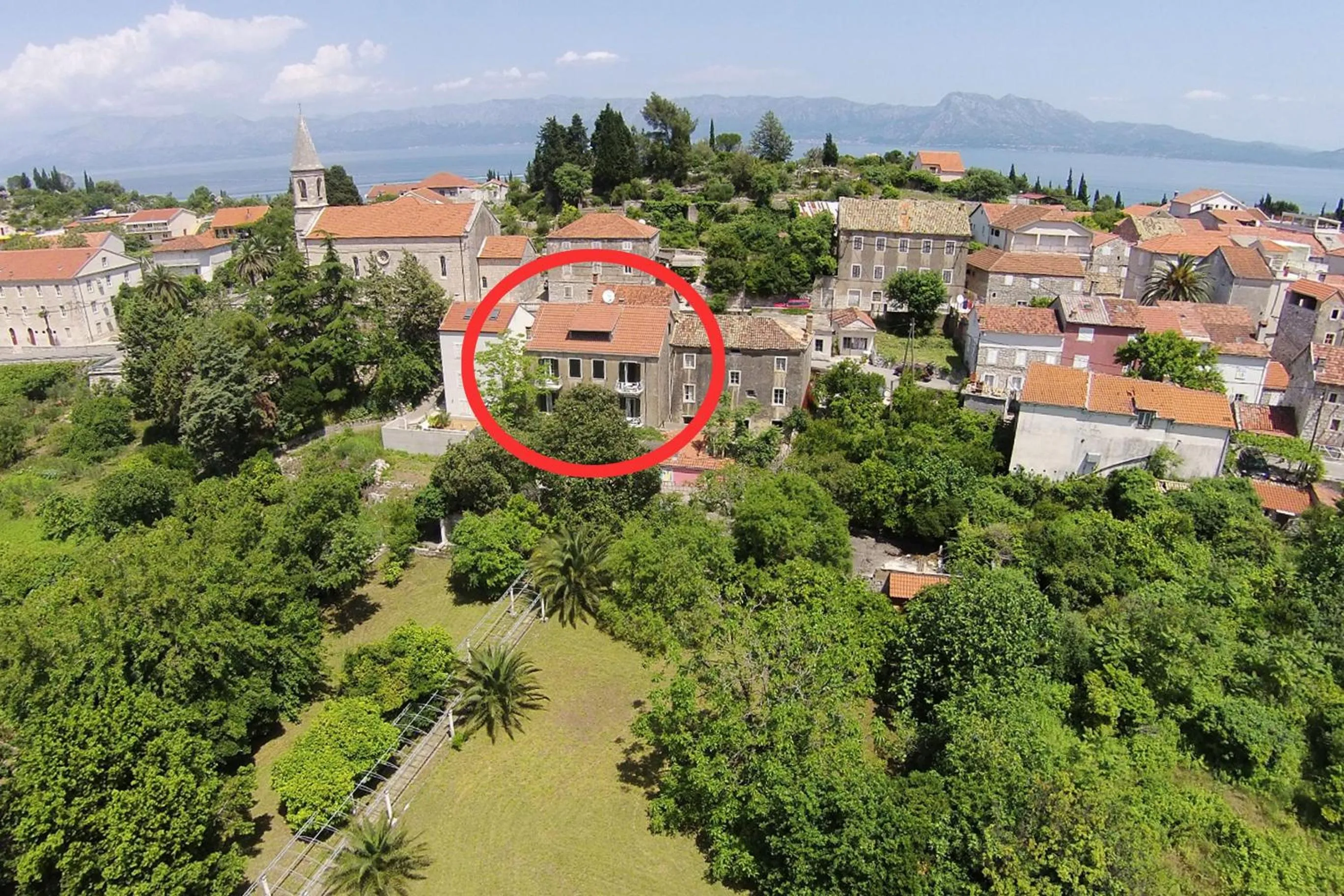 Property building in Twin Room Trpanj 10422b