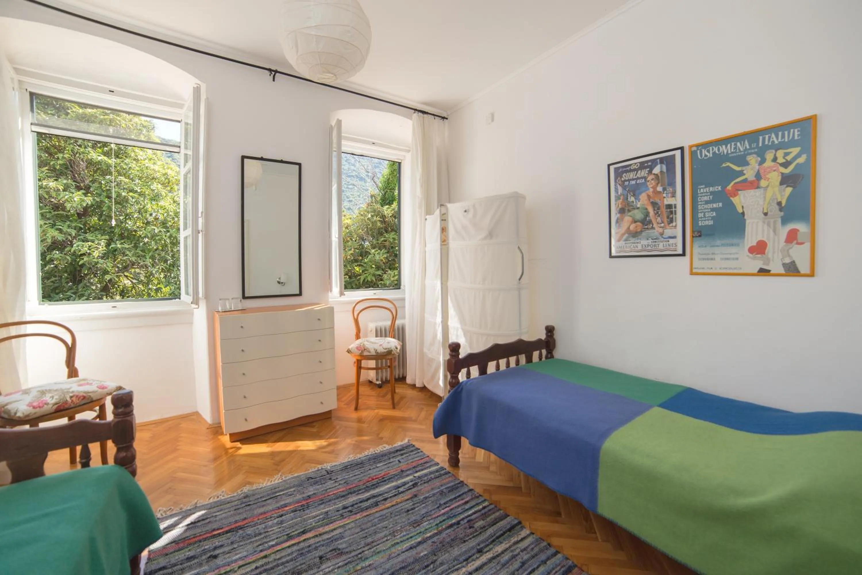 Bedroom, Bed in Twin Room Trpanj 10422b
