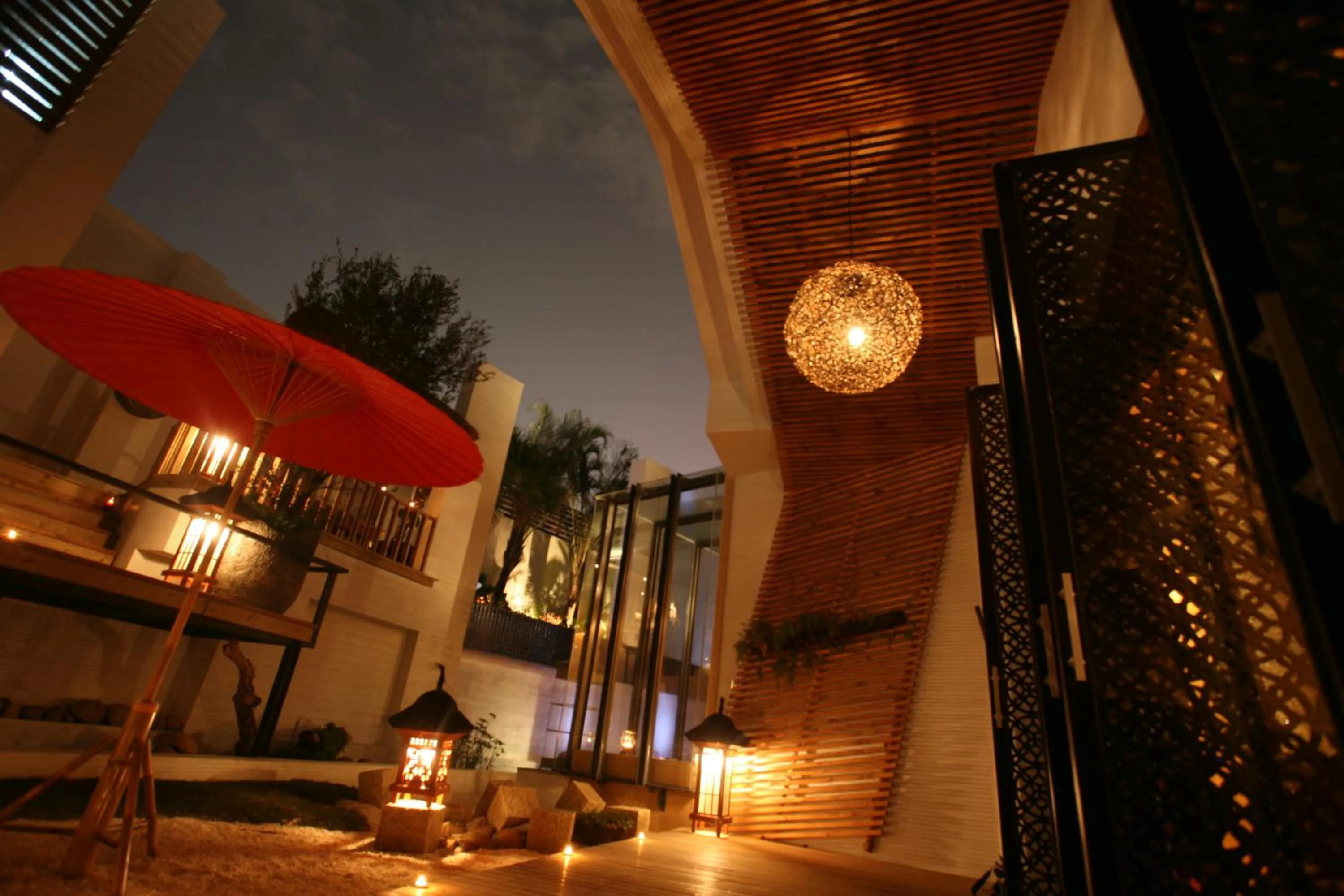 Garden view in Chateau Boutique Motel