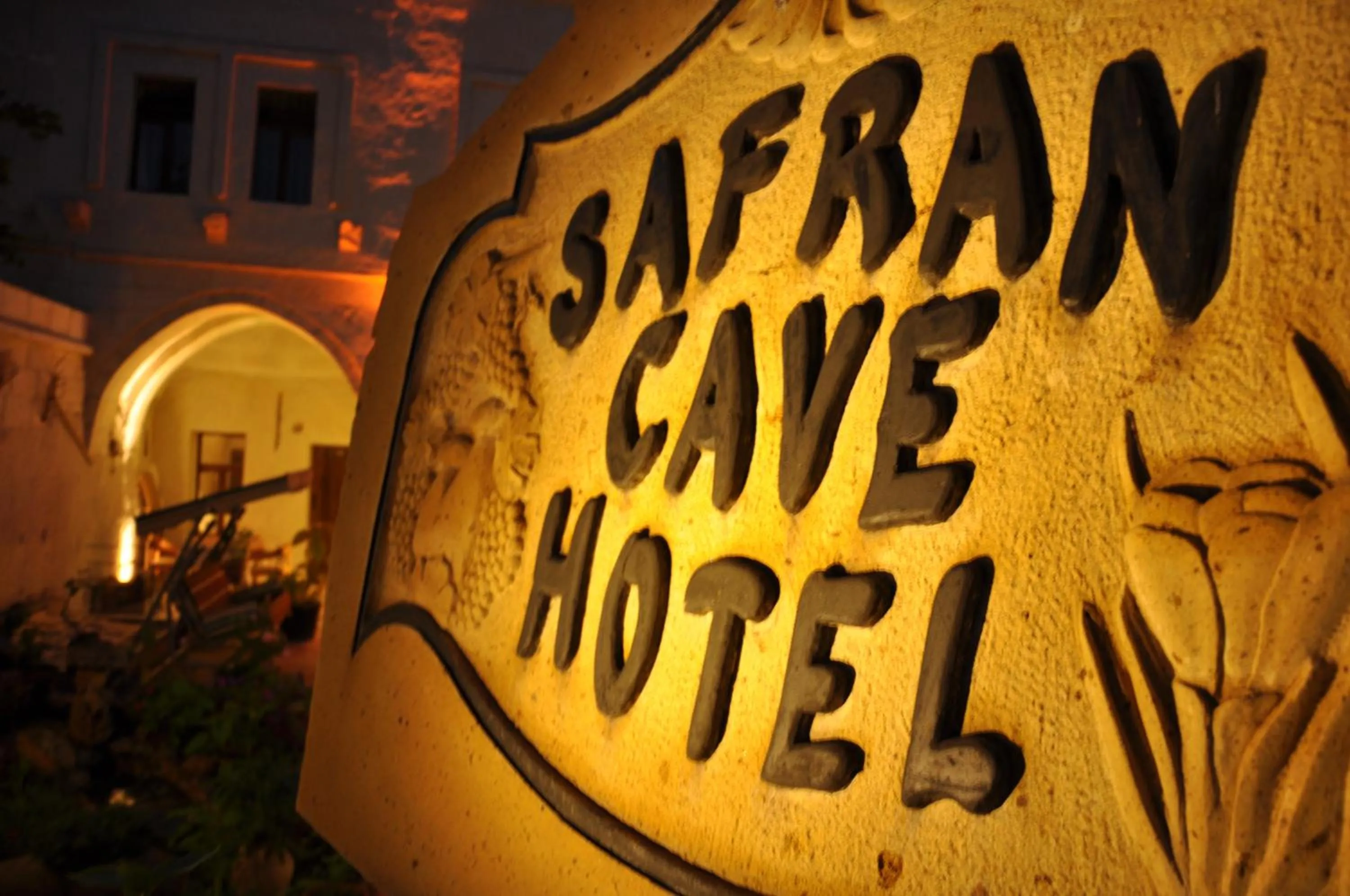 Facade/entrance in Safran Cave Hotel