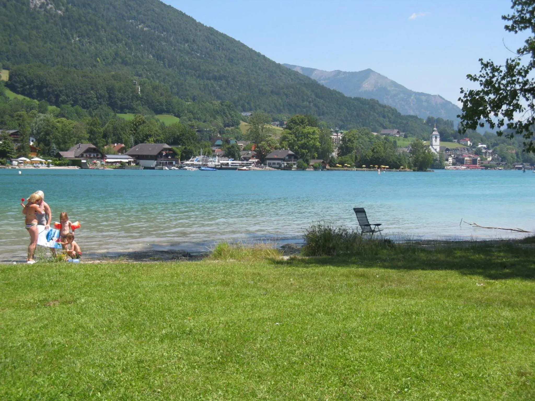 Beach in Pension Schlömmer