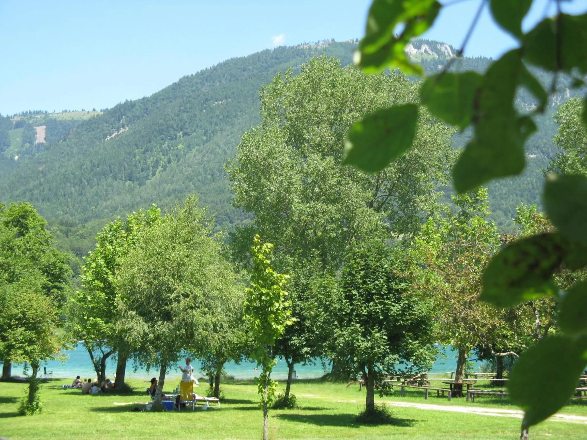 Beach in Pension Schlömmer