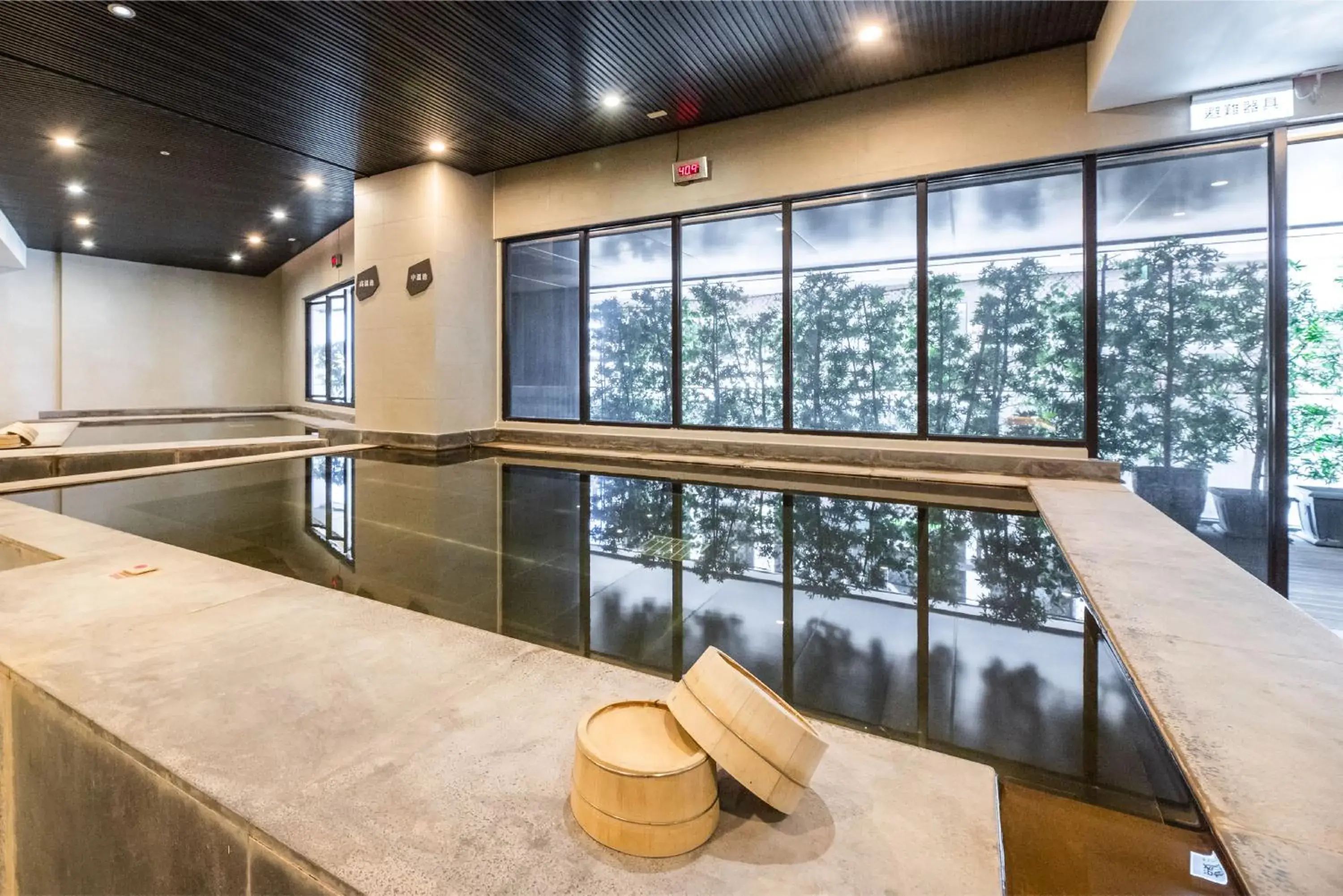 Hot Spring Bath in Yamagata Kaku Hotel & Spa