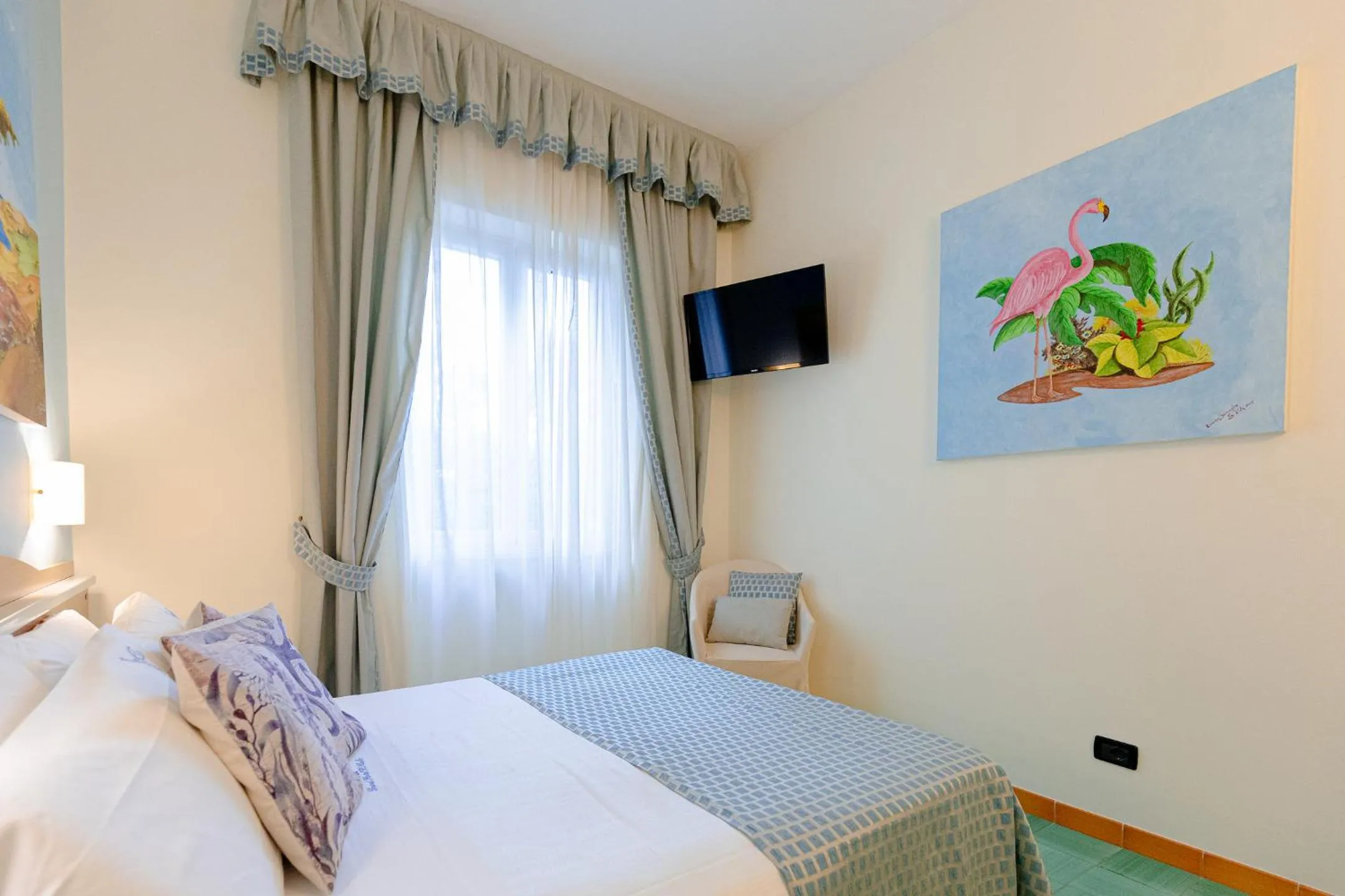 Bed in Grand Hotel Il Ninfeo