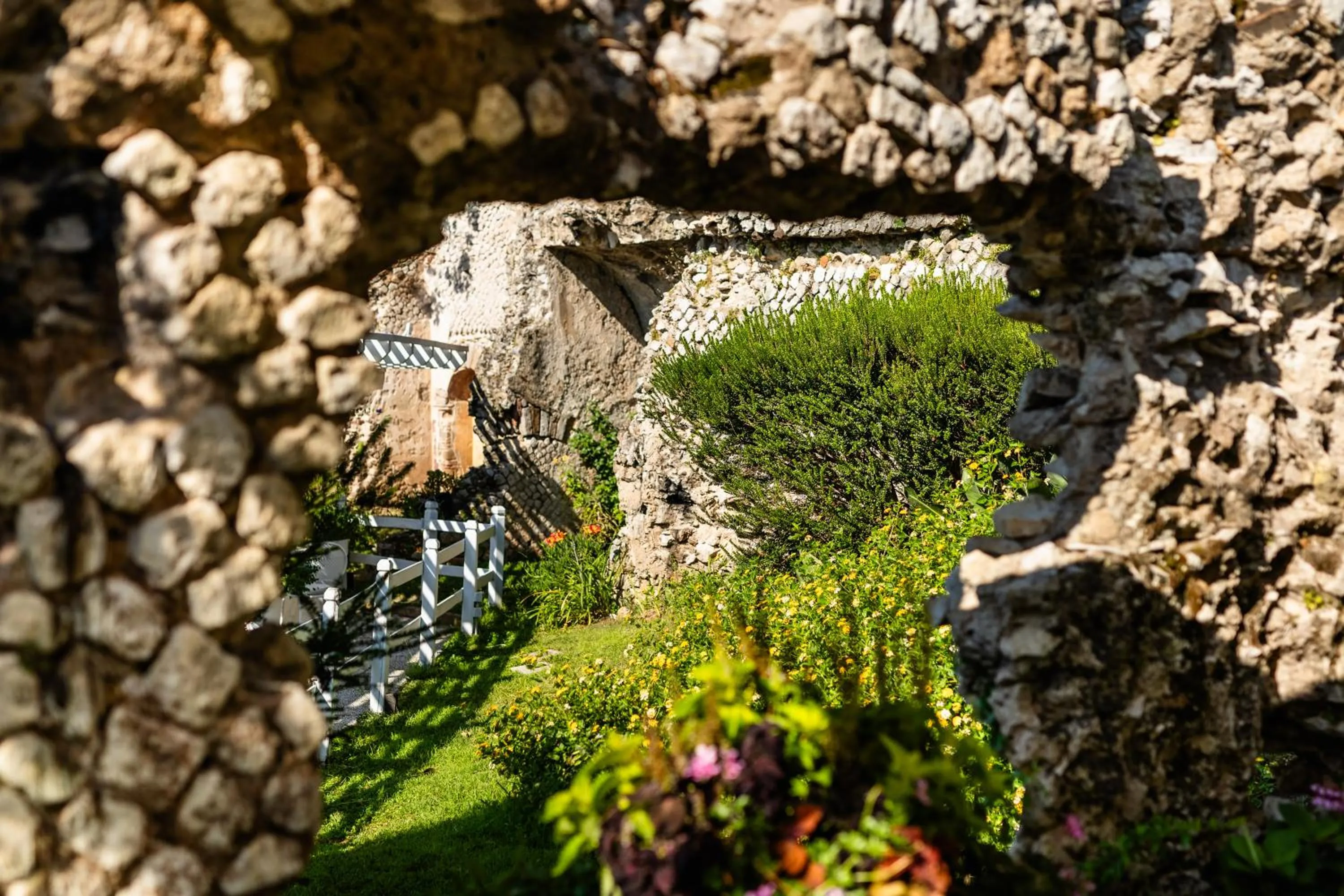 Garden view in Grand Hotel Il Ninfeo