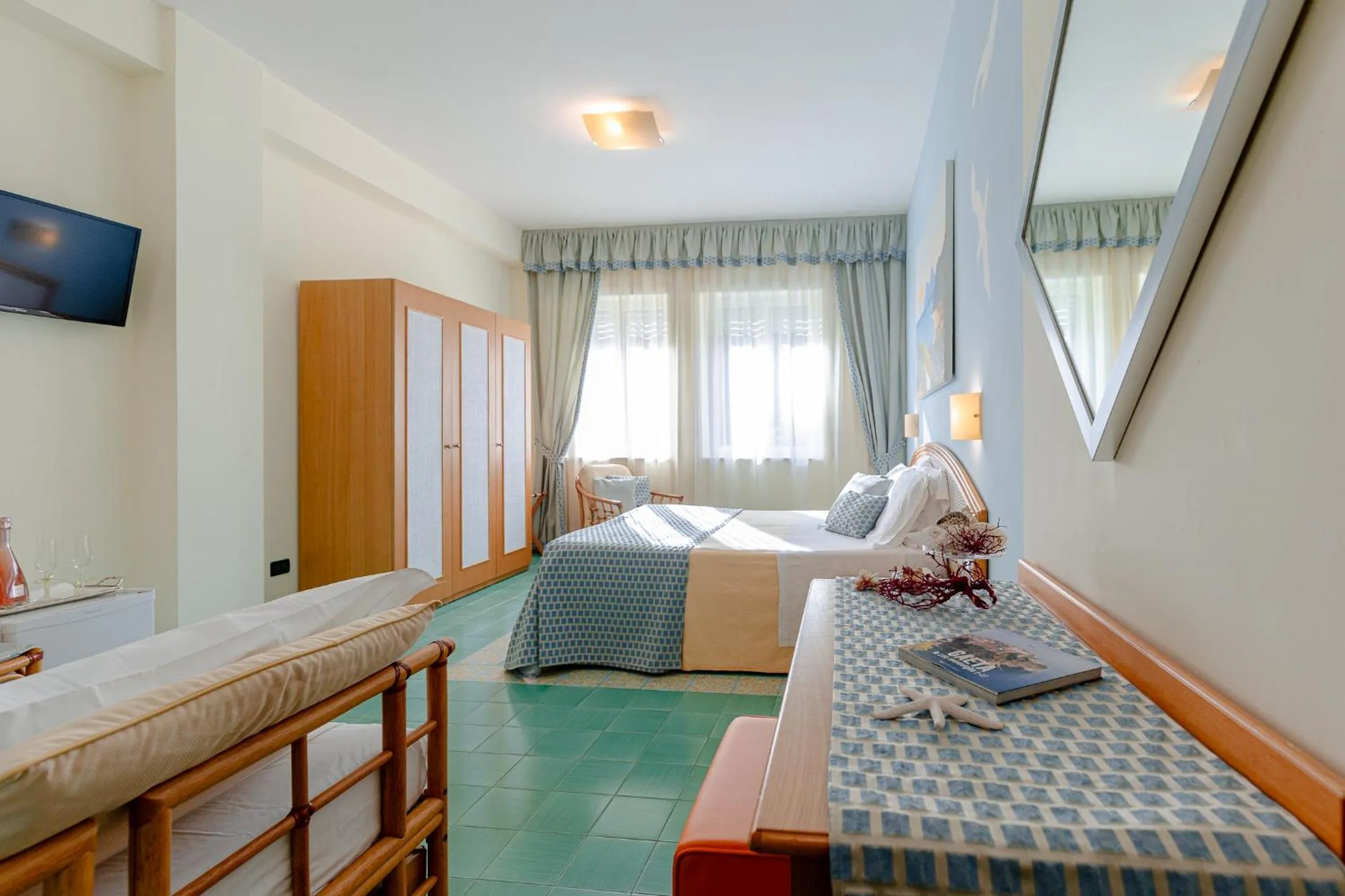 Bed in Grand Hotel Il Ninfeo