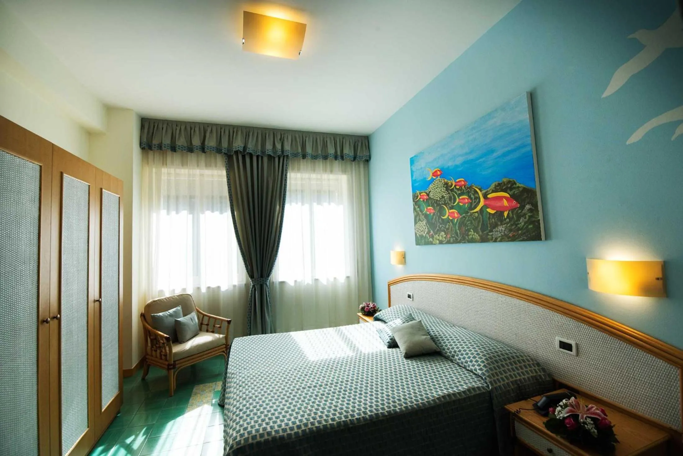 Bed in Grand Hotel Il Ninfeo