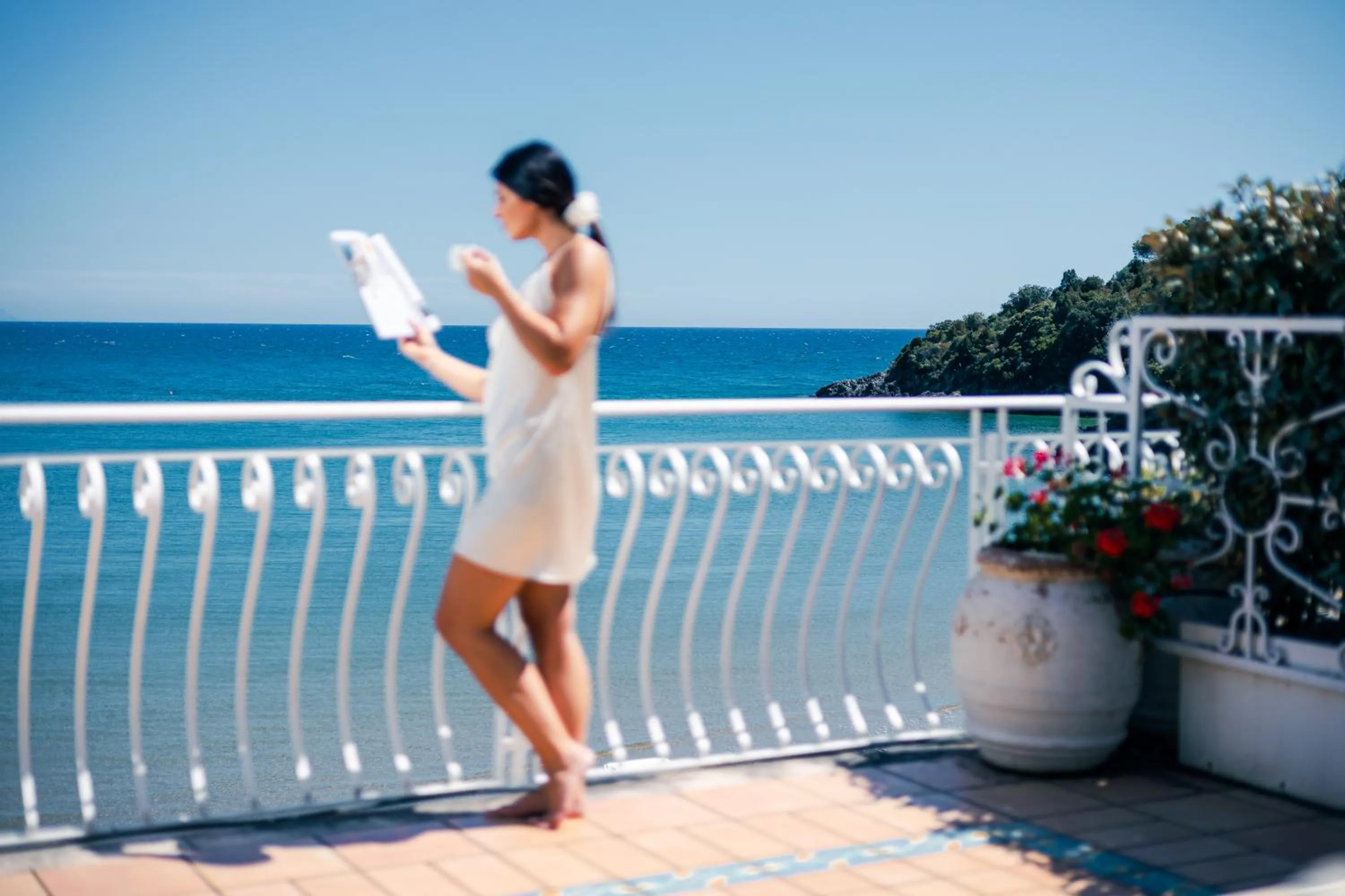 Sea view in Grand Hotel Il Ninfeo