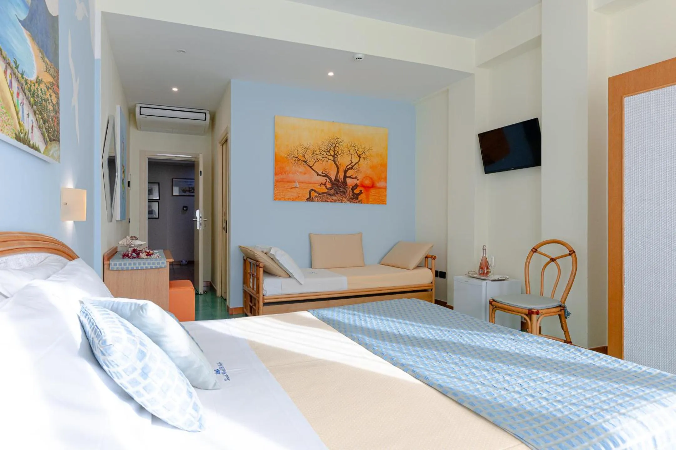 Bed in Grand Hotel Il Ninfeo