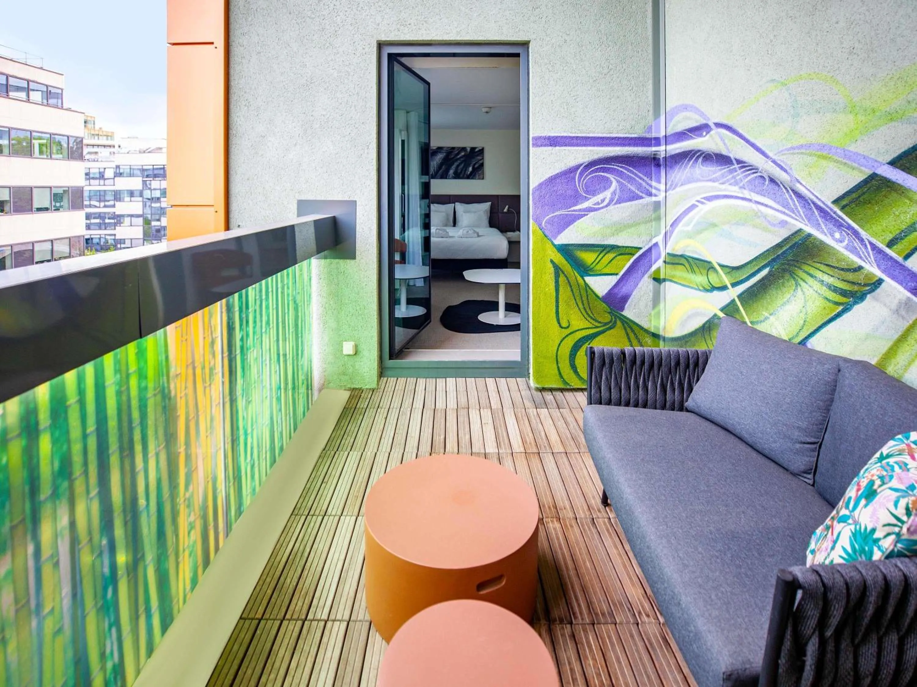 Bedroom in Novotel Suites Paris Issy Les Moulineaux