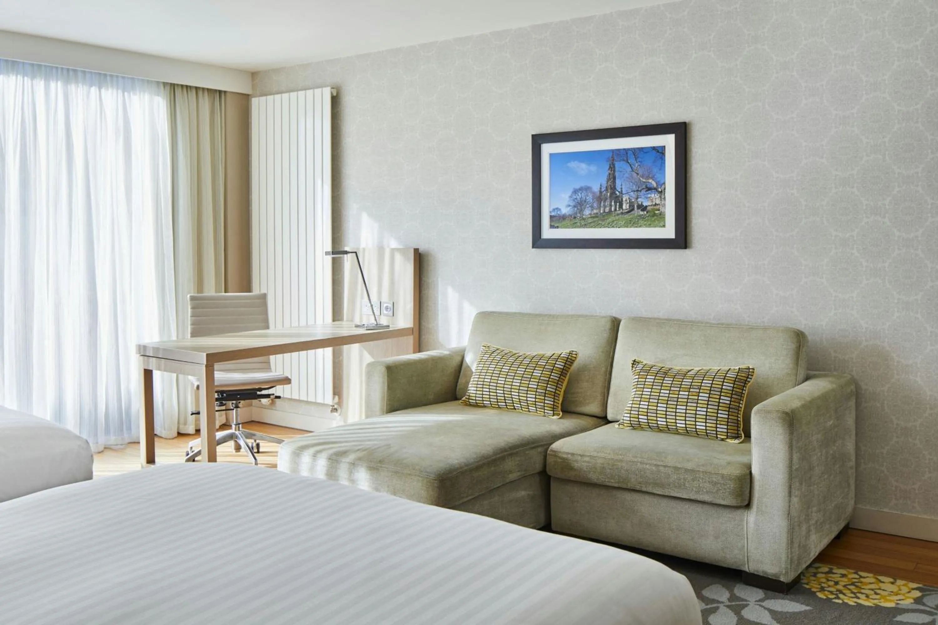 Bedroom, Bed in Residence Inn by Marriott Edinburgh