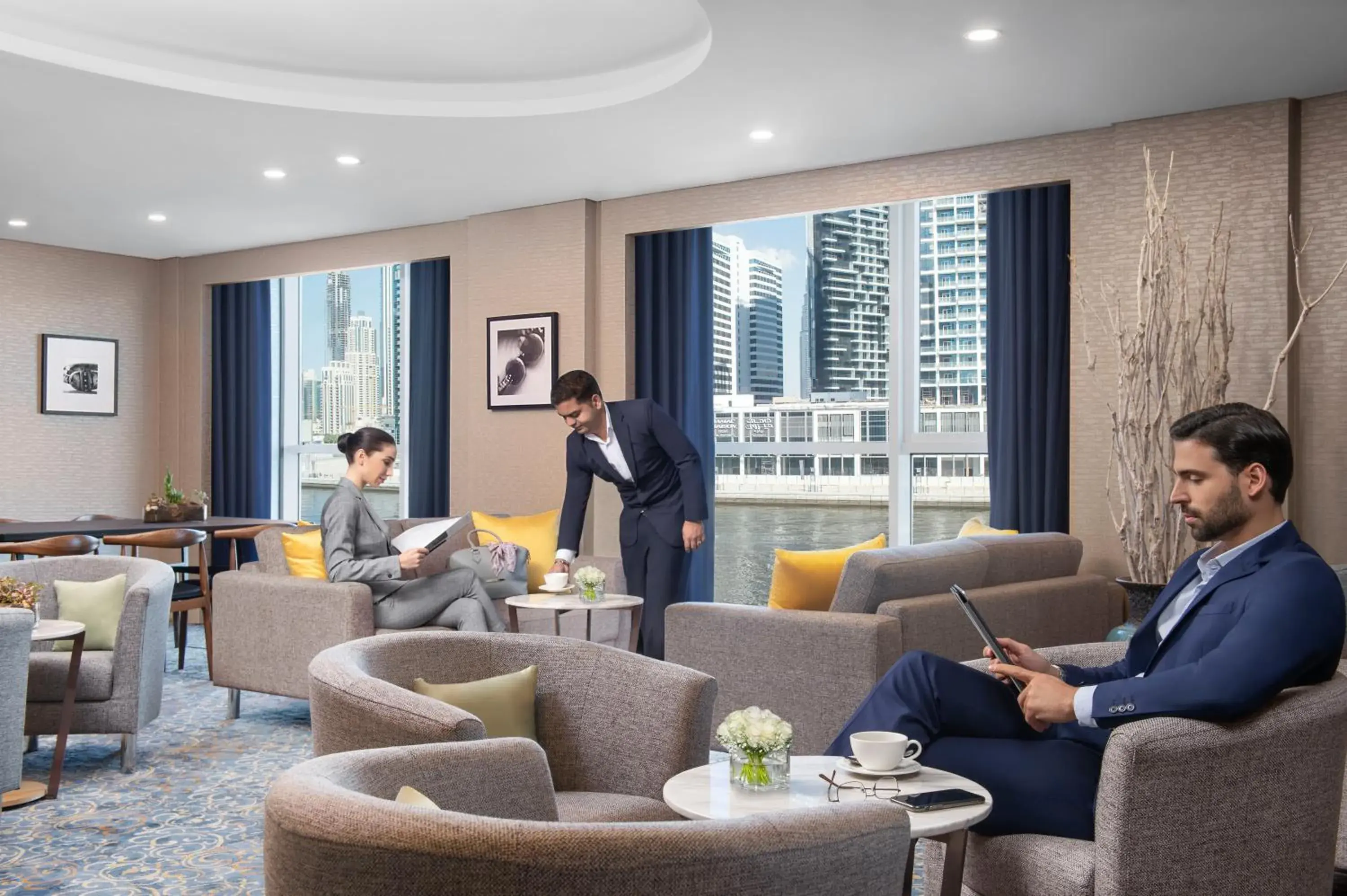 People in Gulf Court Hotel Business Bay People in Gulf Court Hotel Business Bay