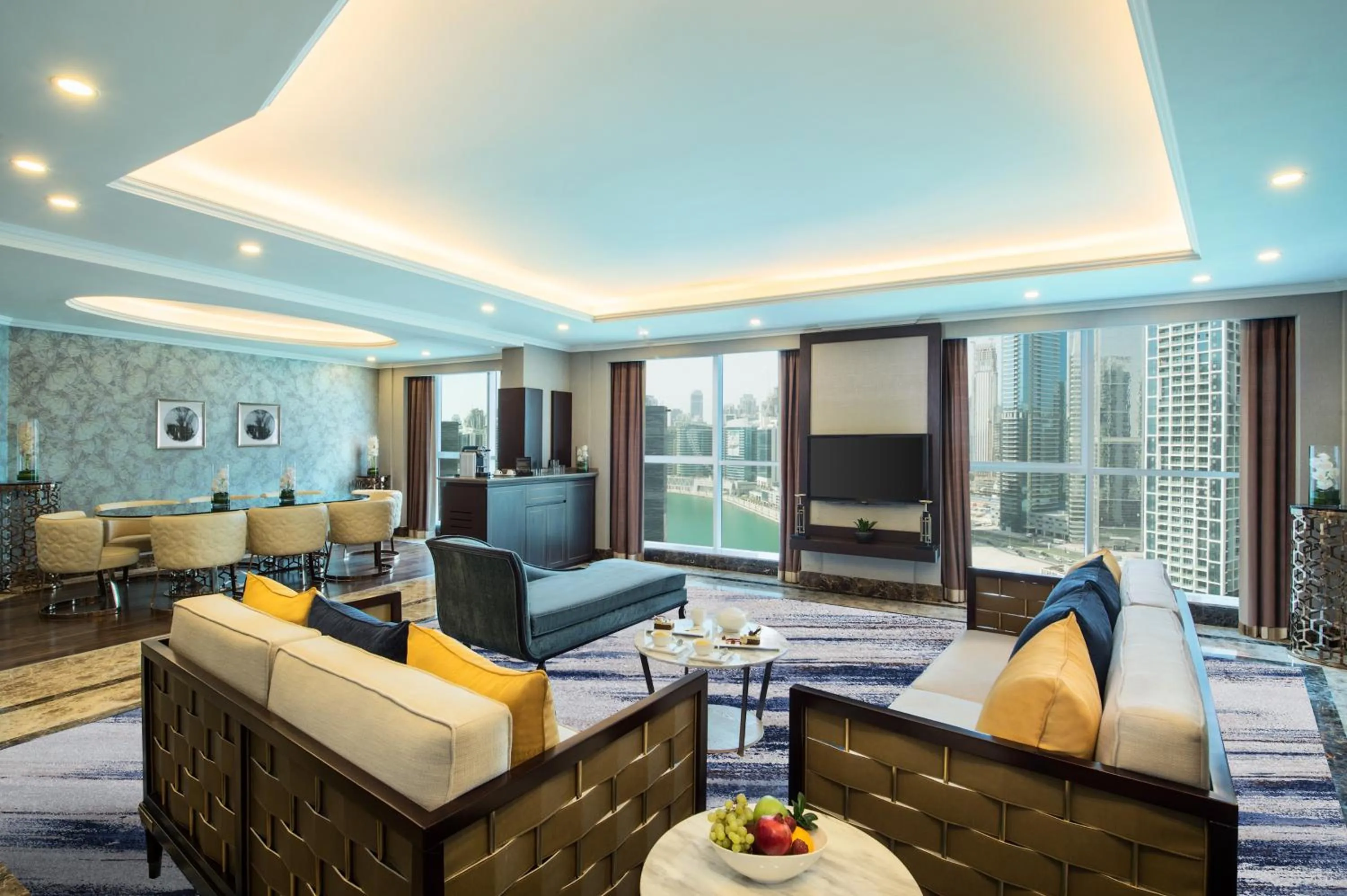 Living room in Grand Mercure Business Bay