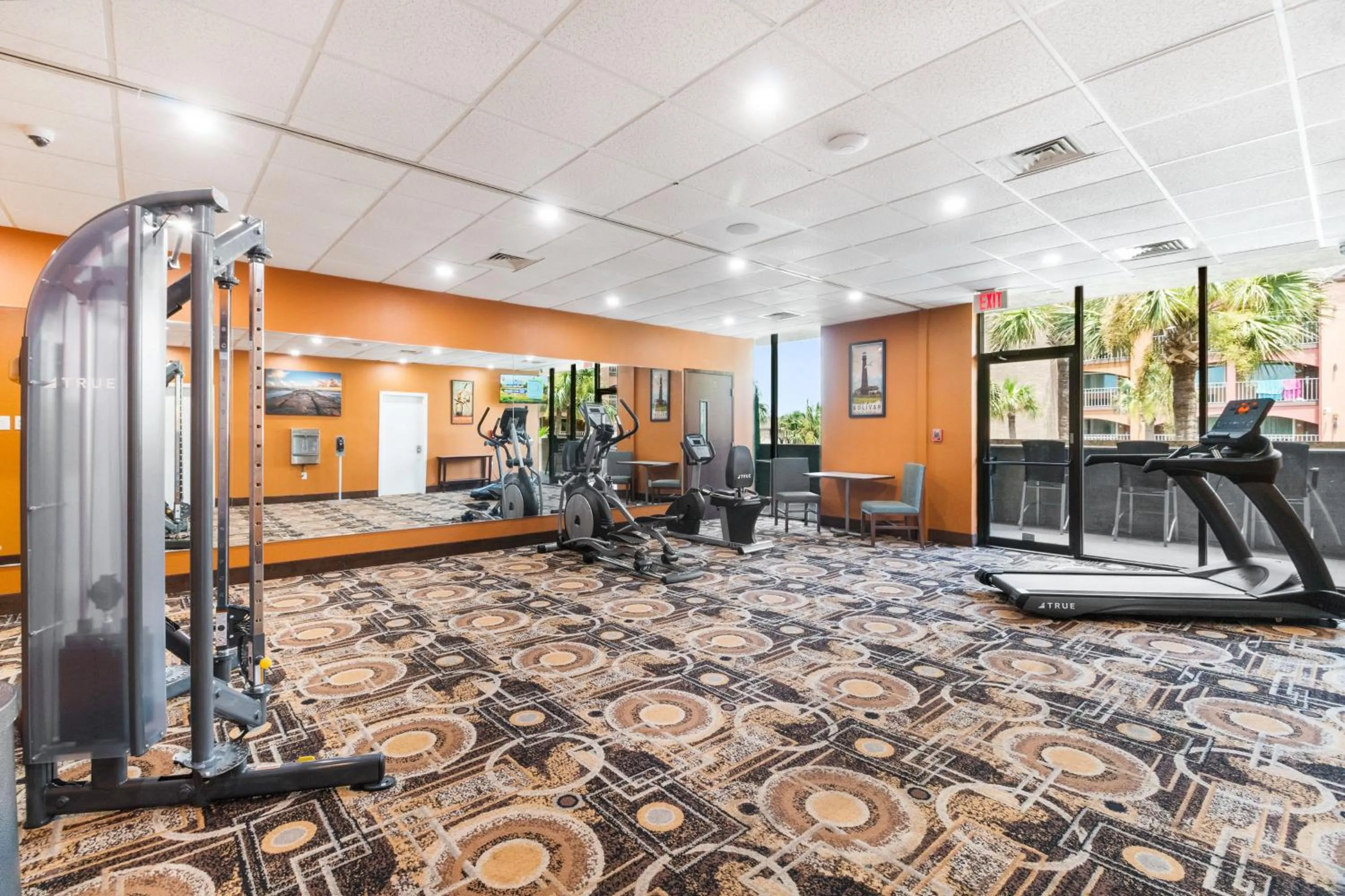 Fitness centre/facilities in Beachfront Palms Hotel Galveston