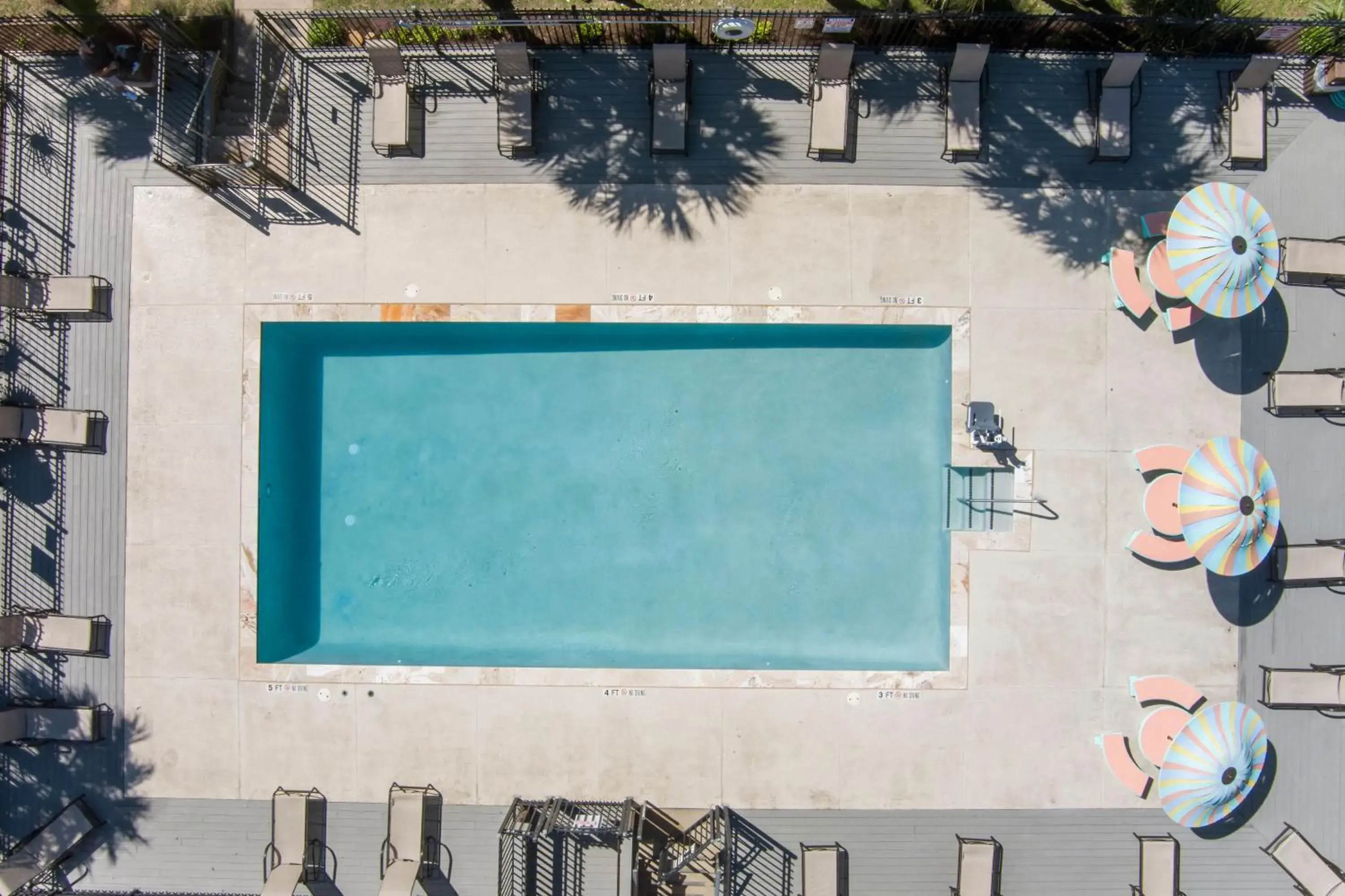 Swimming pool in Beachfront Palms Hotel Galveston Swimming pool in Beachfront Palms Hotel Galveston