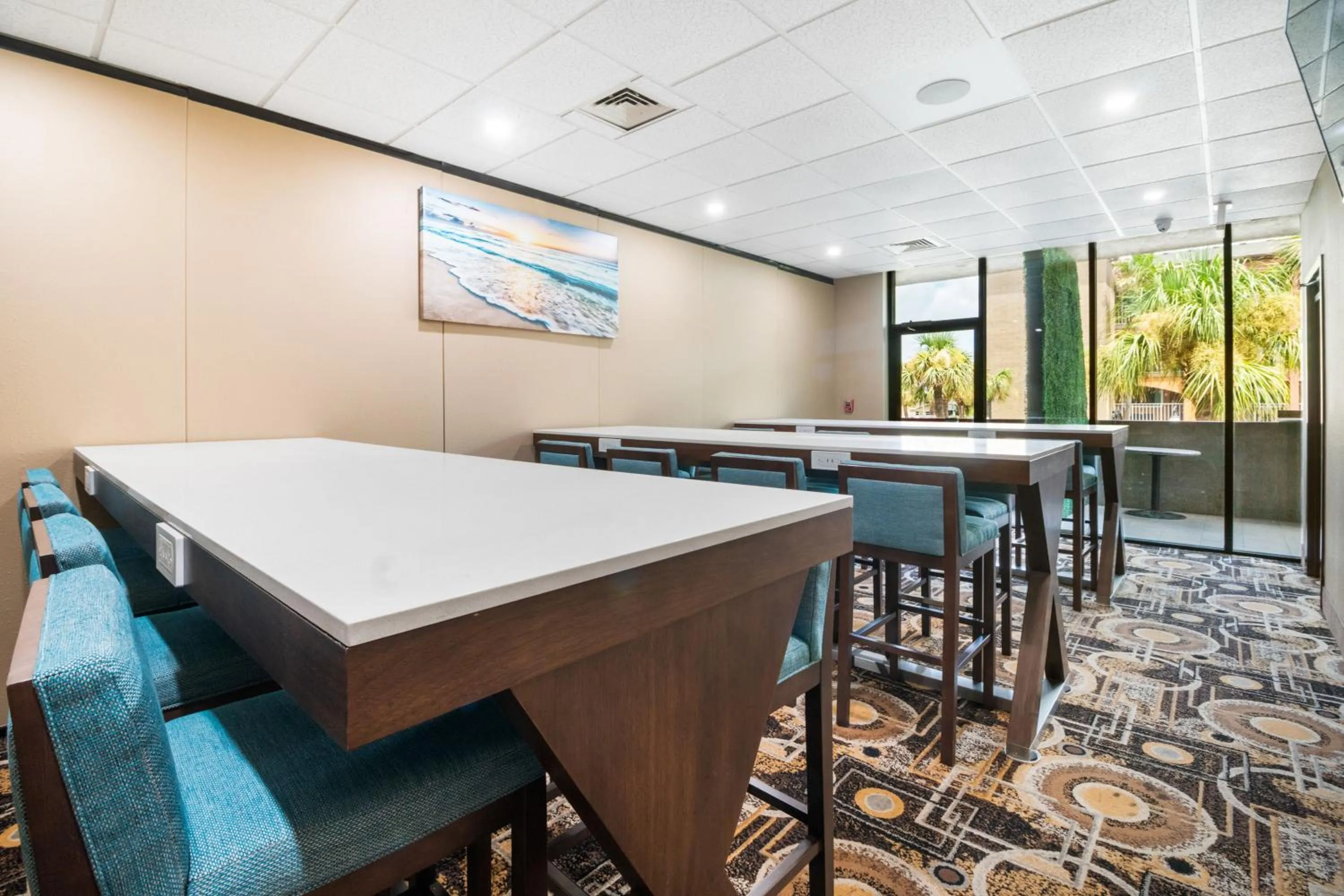 Breakfast in Beachfront Palms Hotel Galveston