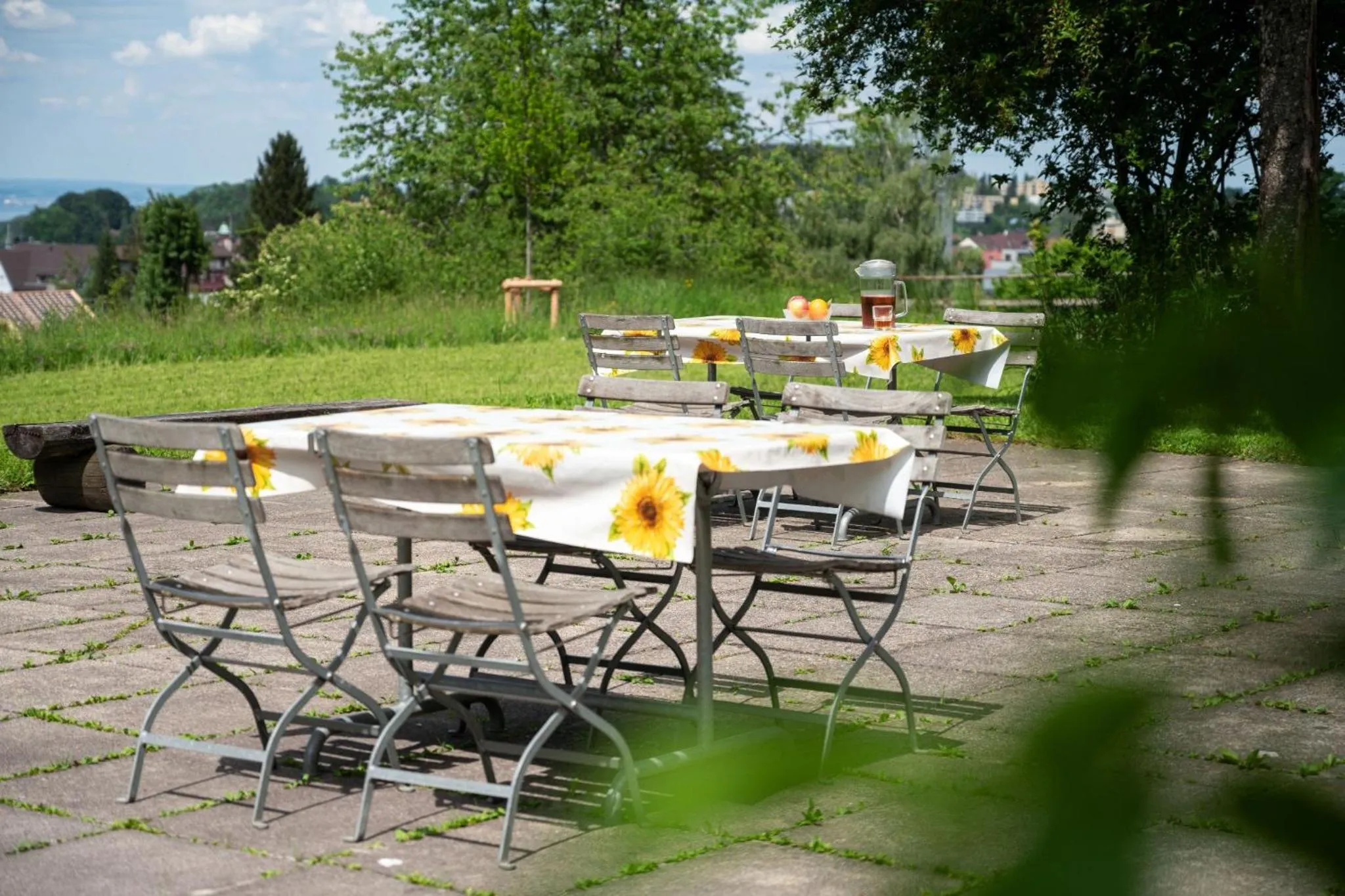 Patio in St. Gallen Youth Hostel