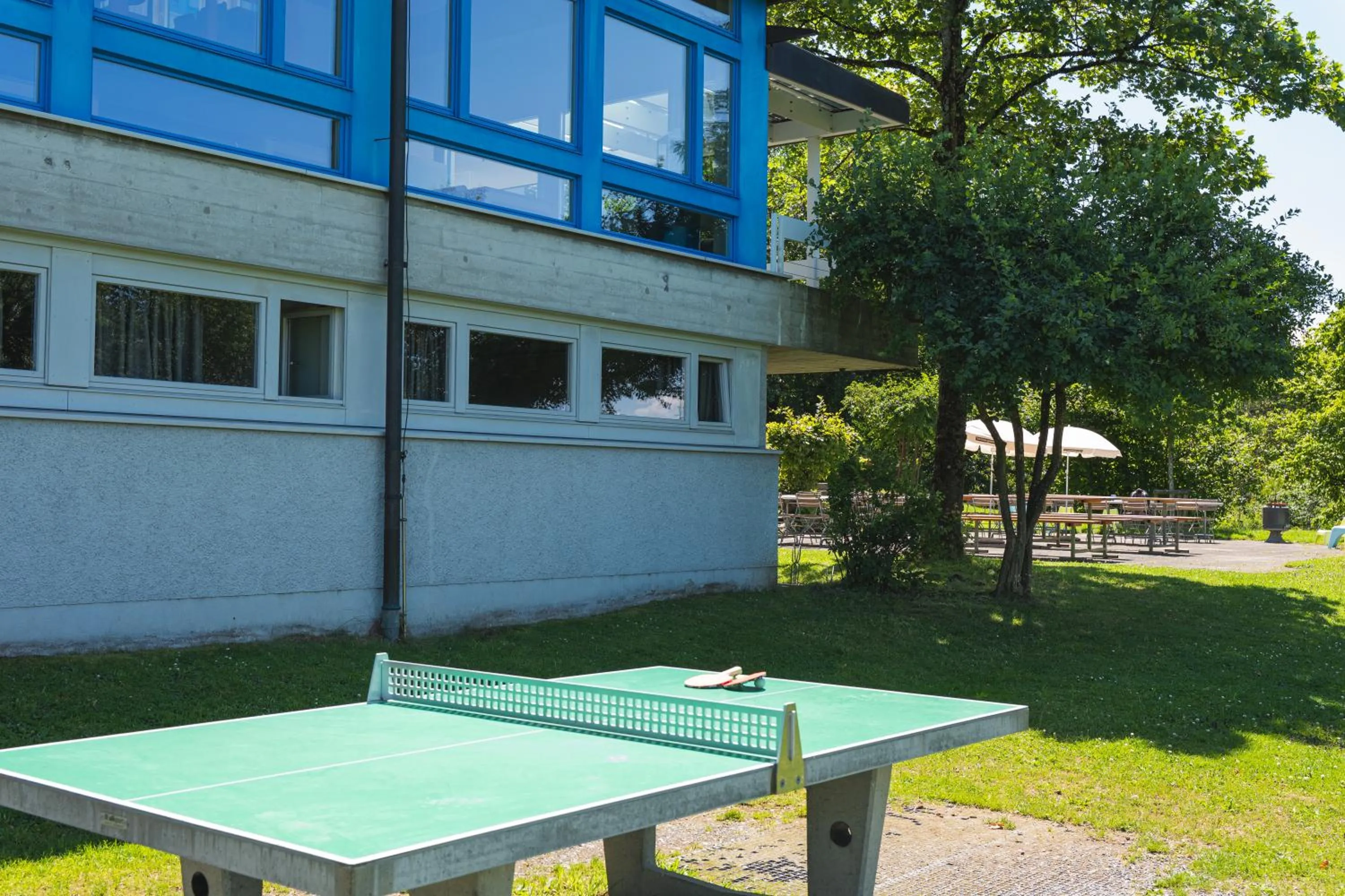 Garden in St. Gallen Youth Hostel