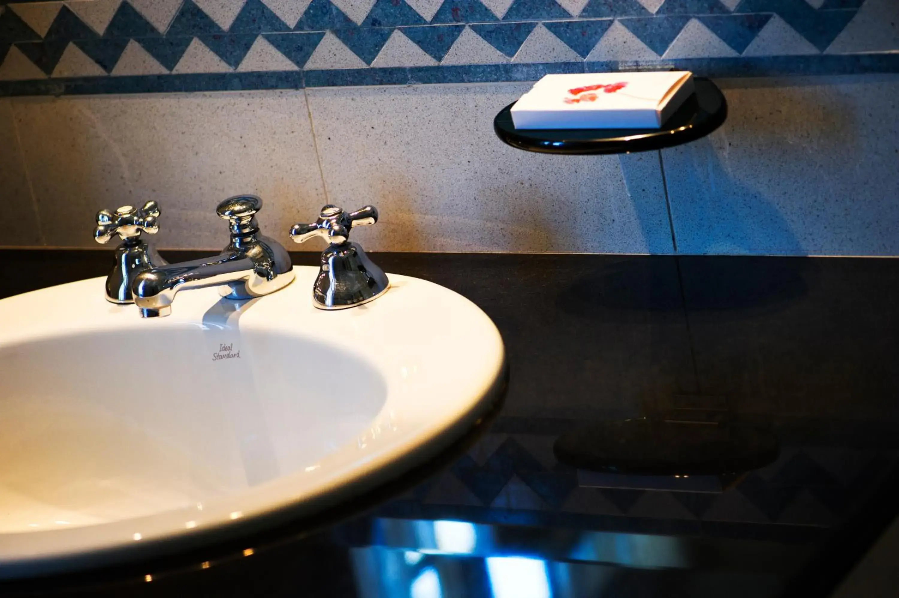 Bathroom in Grande Albergo Miramare Bathroom in Grande Albergo Miramare