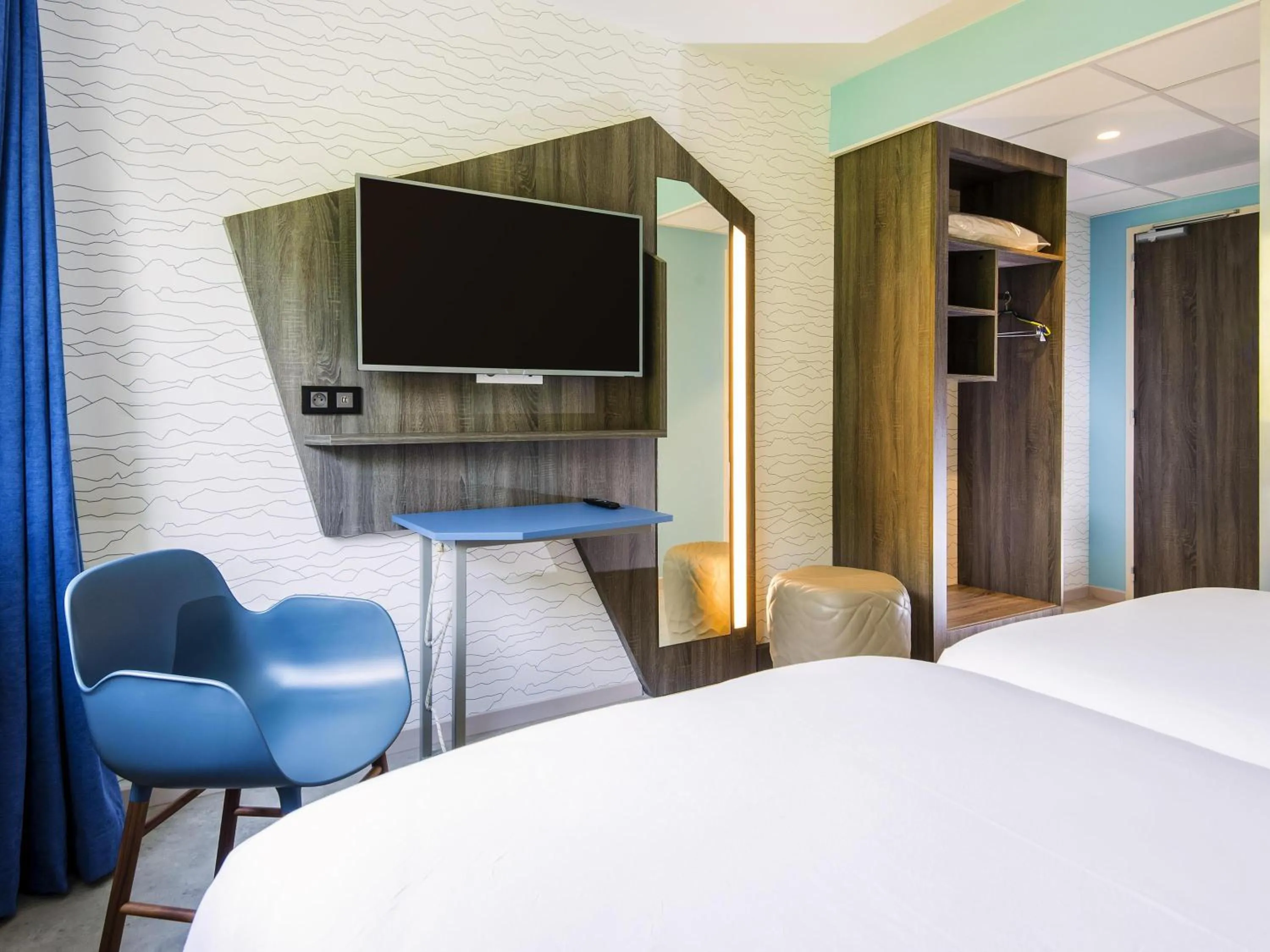 Bedroom, Bed in Ibis Styles Sallanches Pays du Mont-Blanc