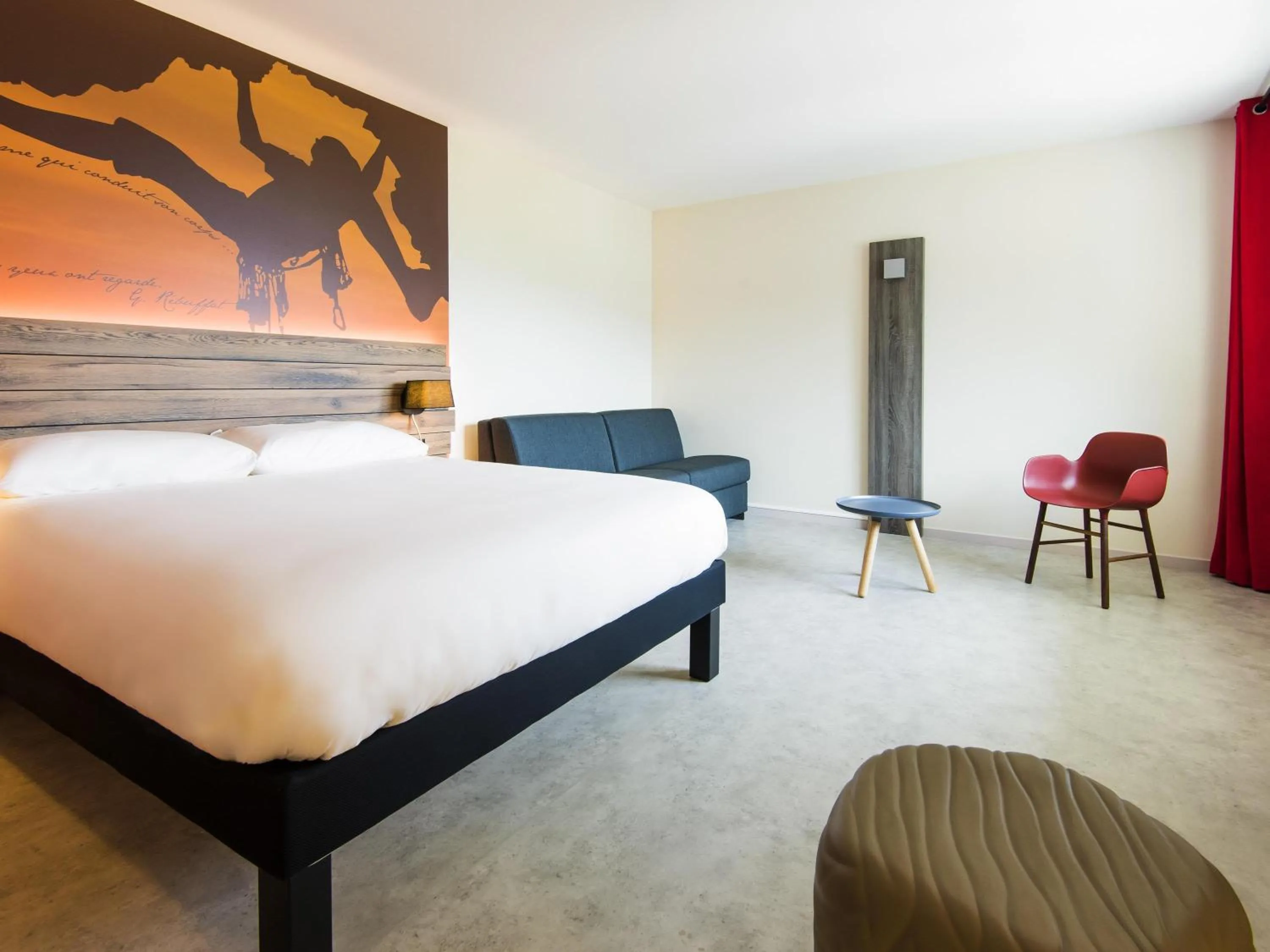 Bedroom, Bed in Ibis Styles Sallanches Pays du Mont-Blanc