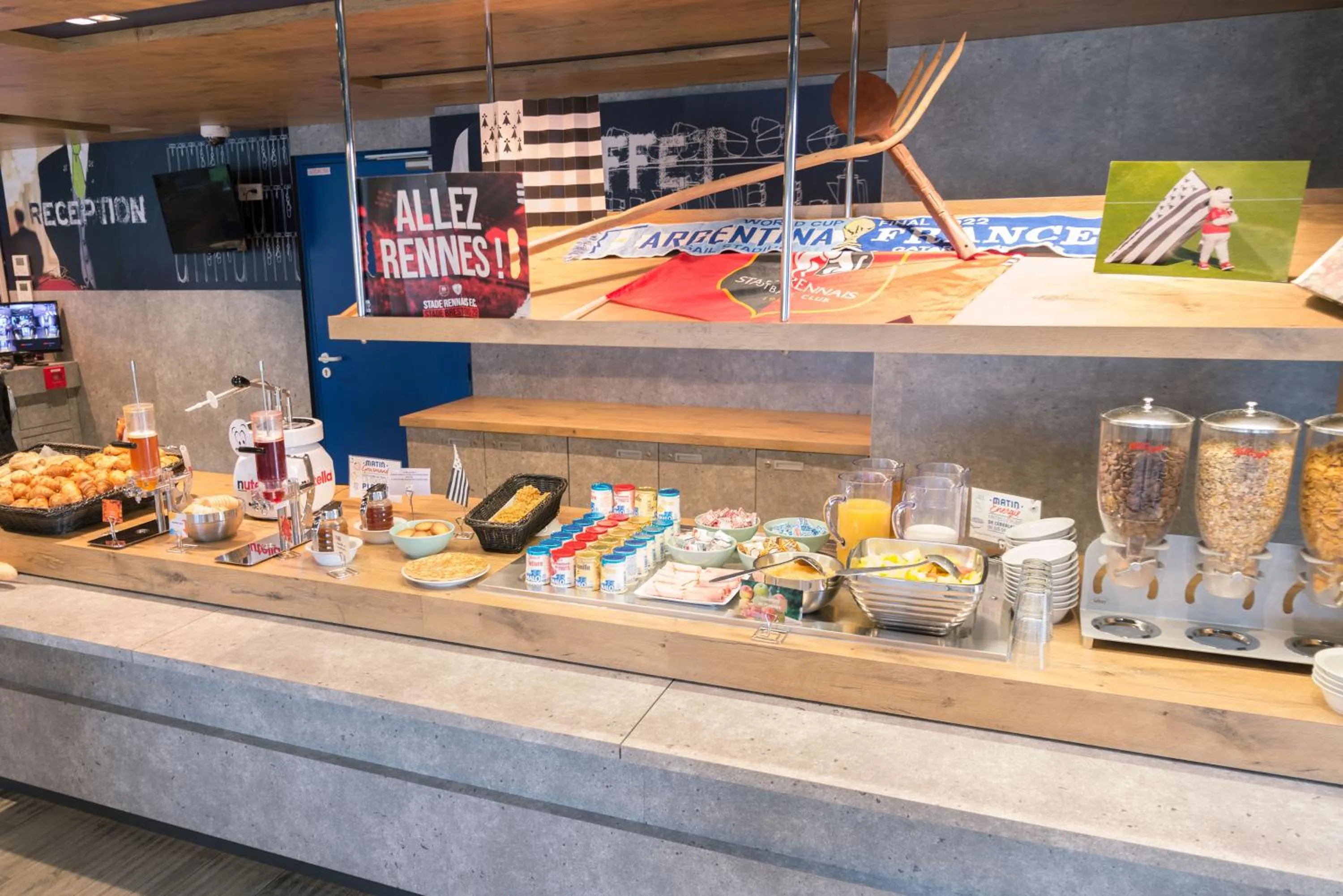 Breakfast in ibis budget Rennes Rte Lorient