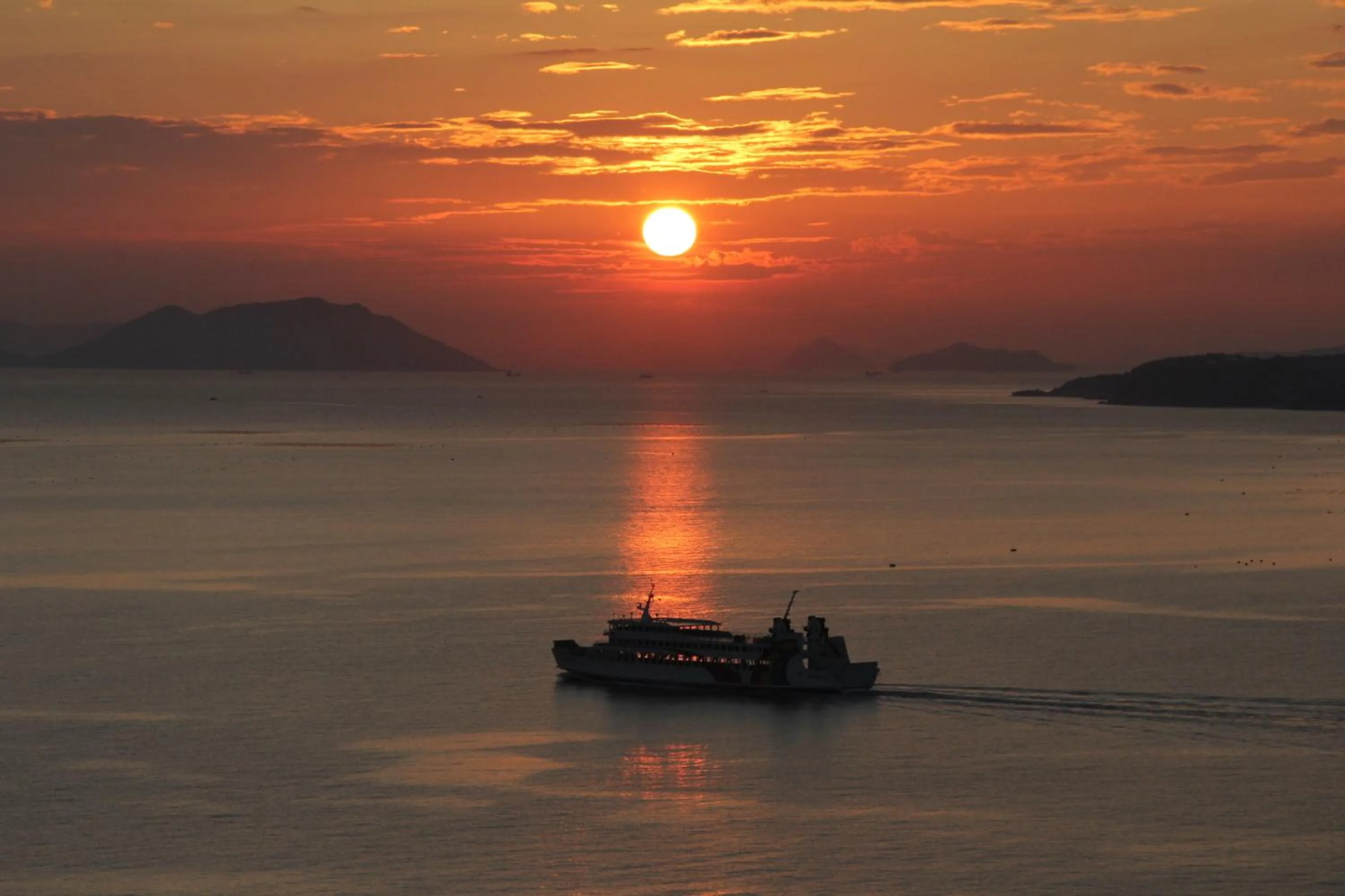 Sea view in Kokuminshukusha Shodoshima
