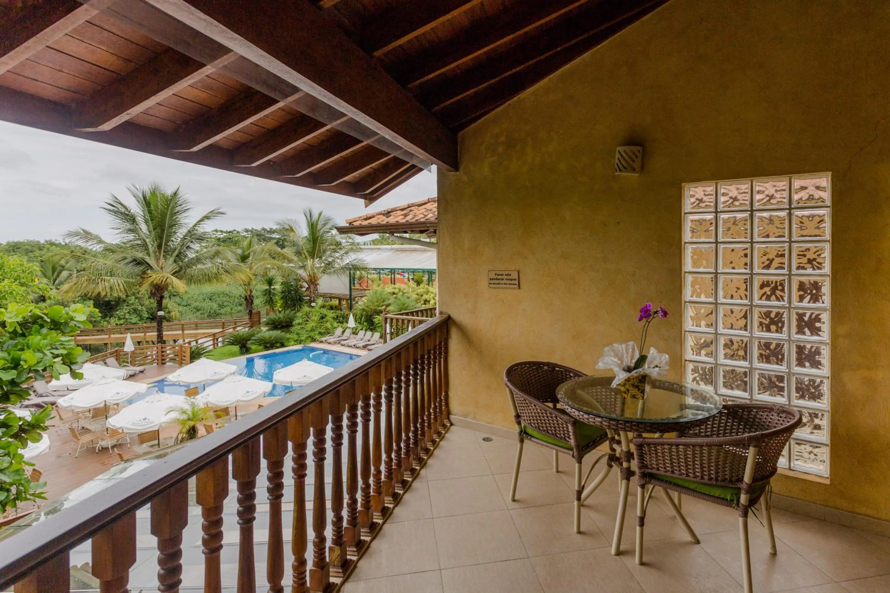 Balcony/Terrace in Beach Hotel Cambury