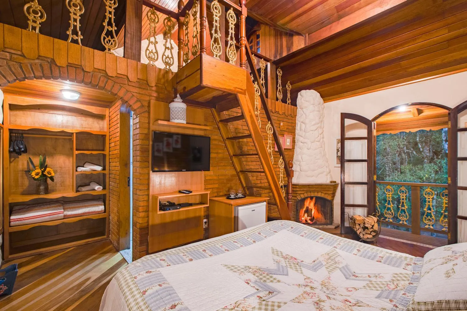 Bedroom, Bed in Estalagem Spiller