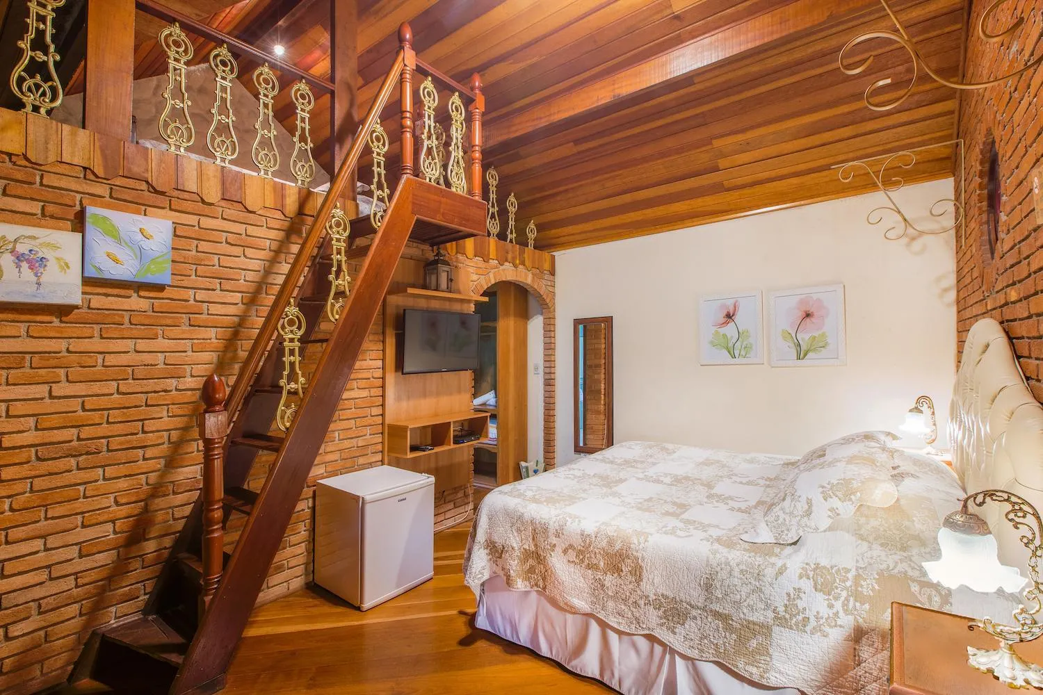 Bedroom, Bed in Estalagem Spiller
