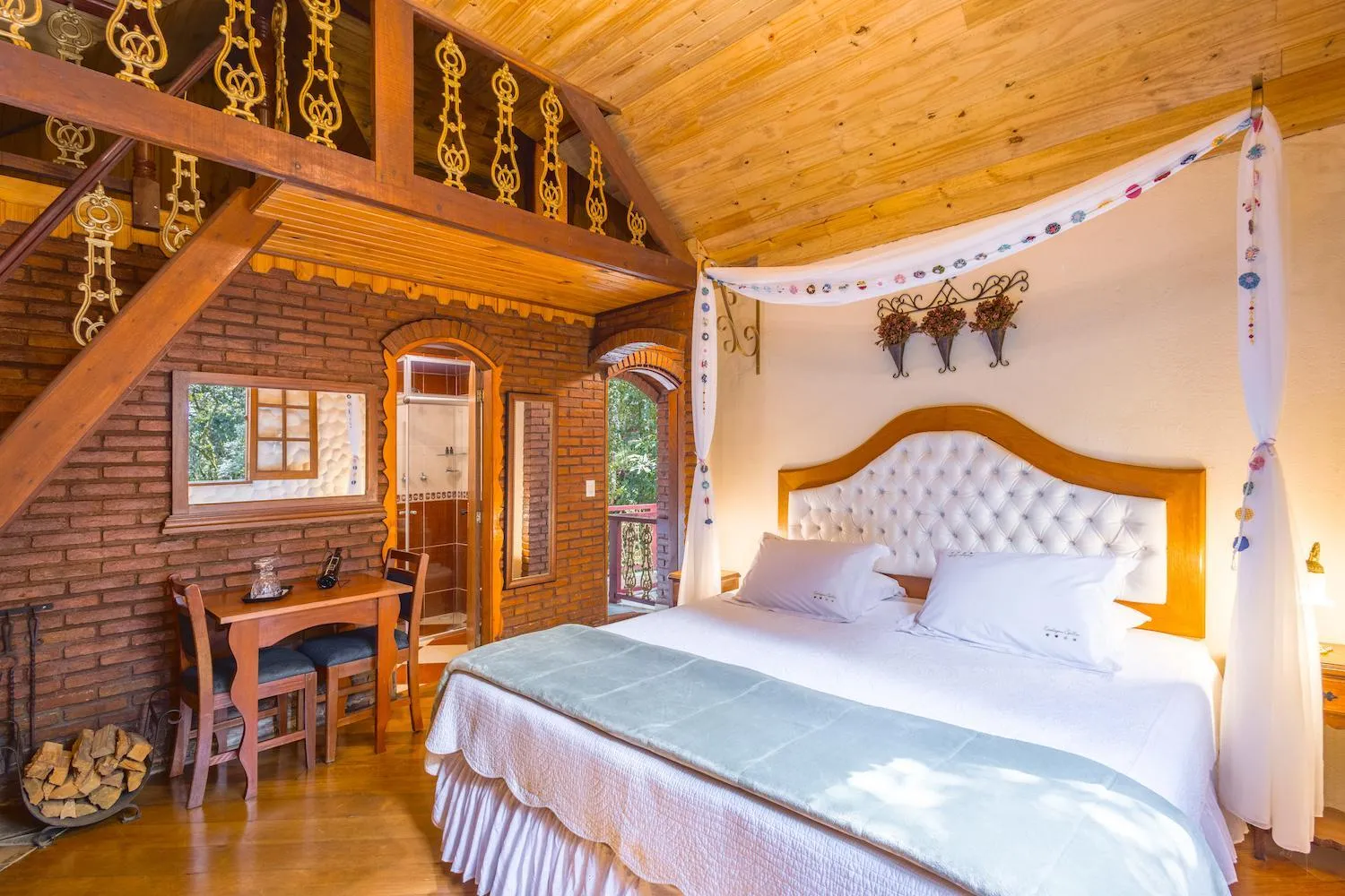 Bedroom, Bed in Estalagem Spiller