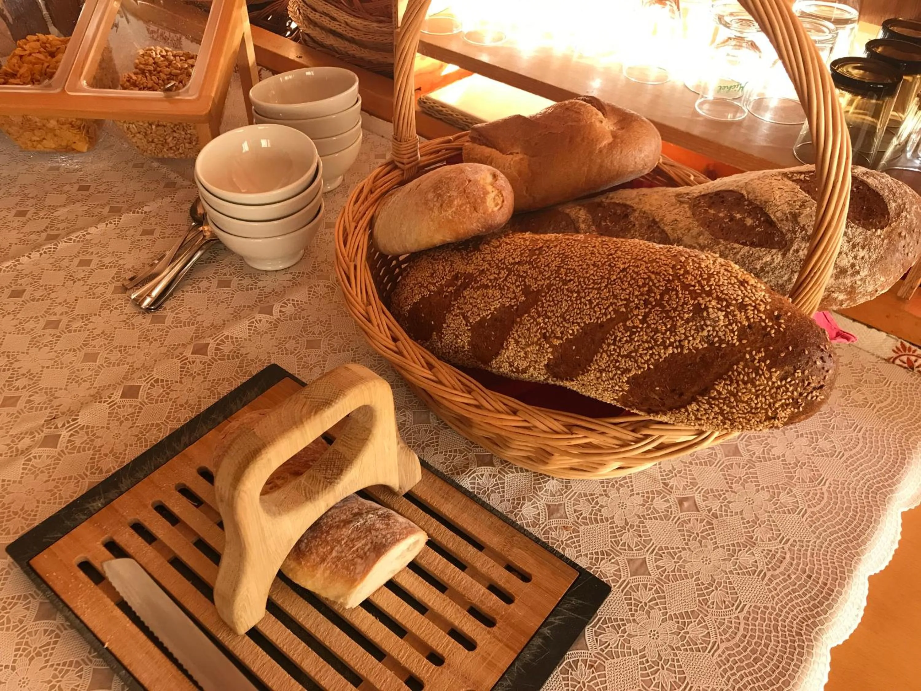Continental breakfast in Chesa Selfranga